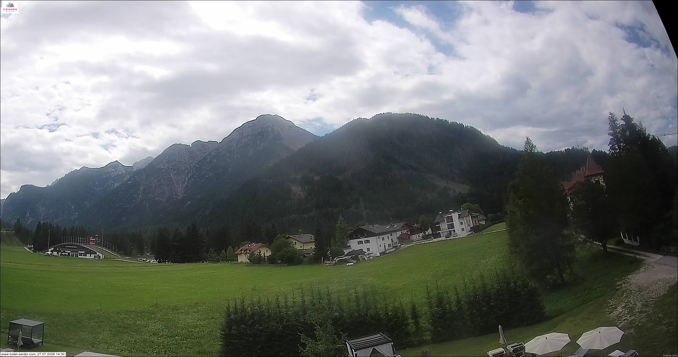 Archiv Foto Webcam Hotel Santer in Toblach