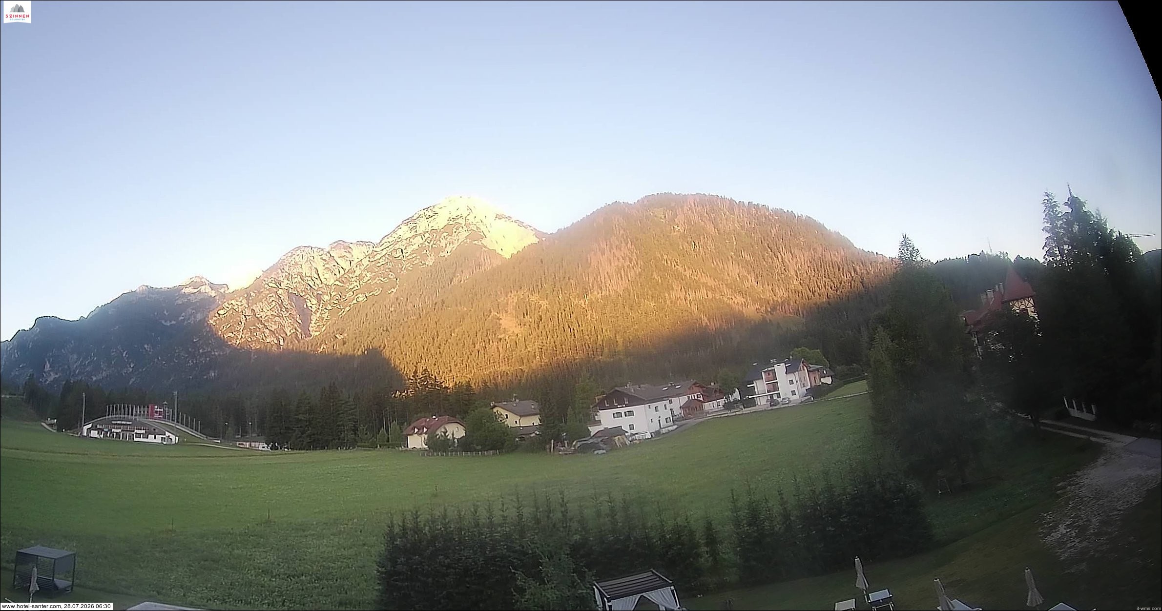 Archiv Foto Webcam Hotel Santer in Toblach