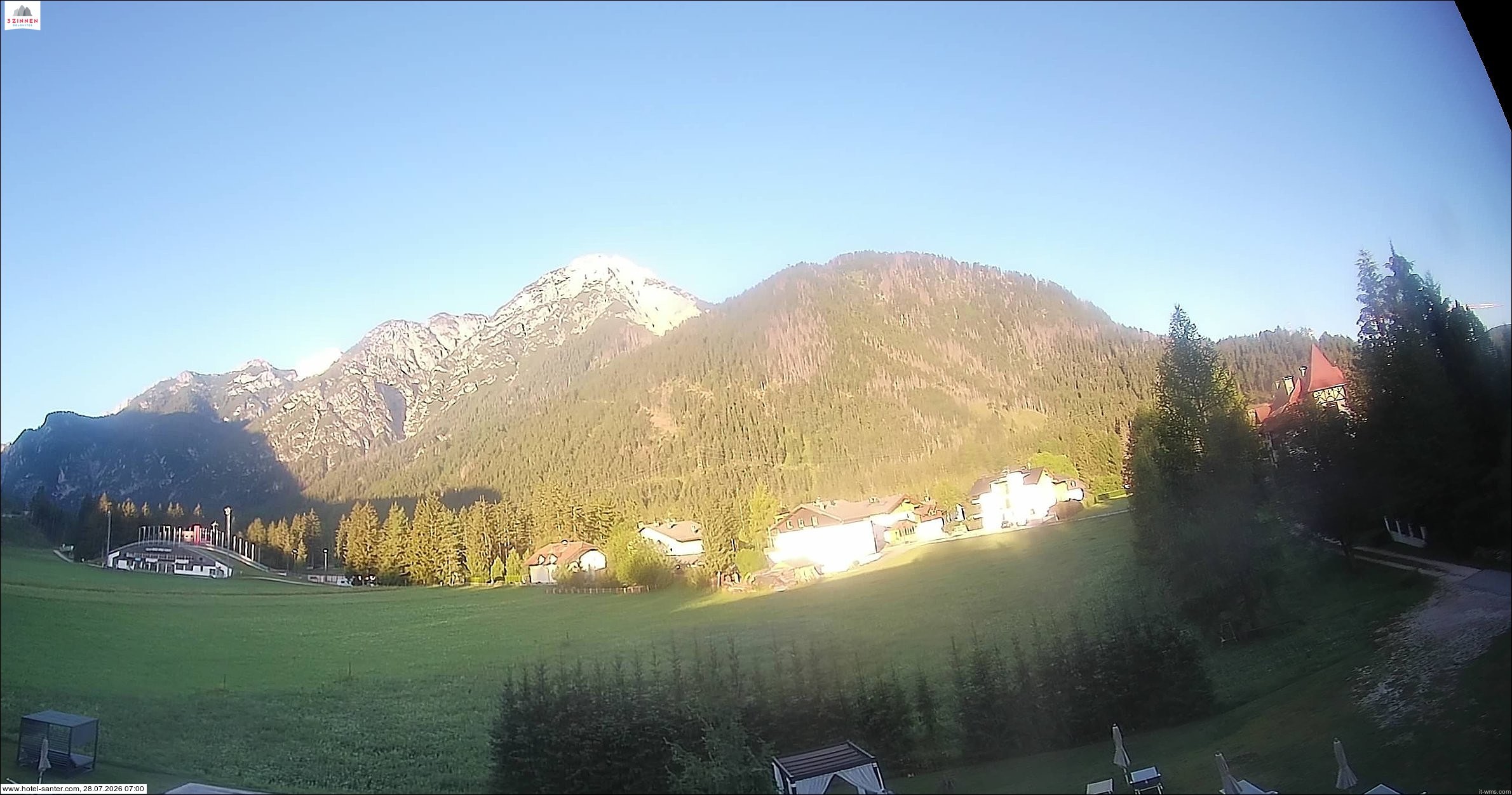 Archiv Foto Webcam Hotel Santer in Toblach