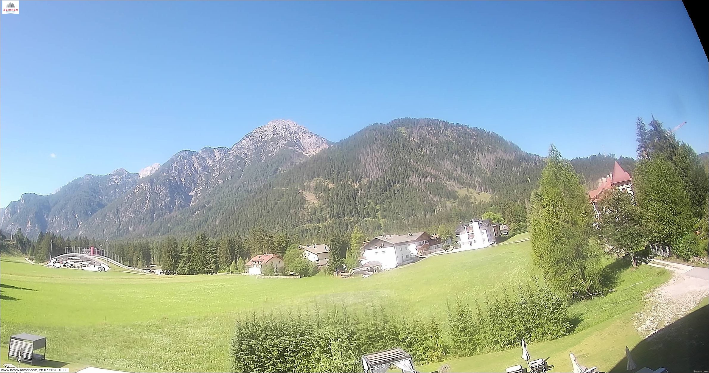Archiv Foto Webcam Hotel Santer in Toblach