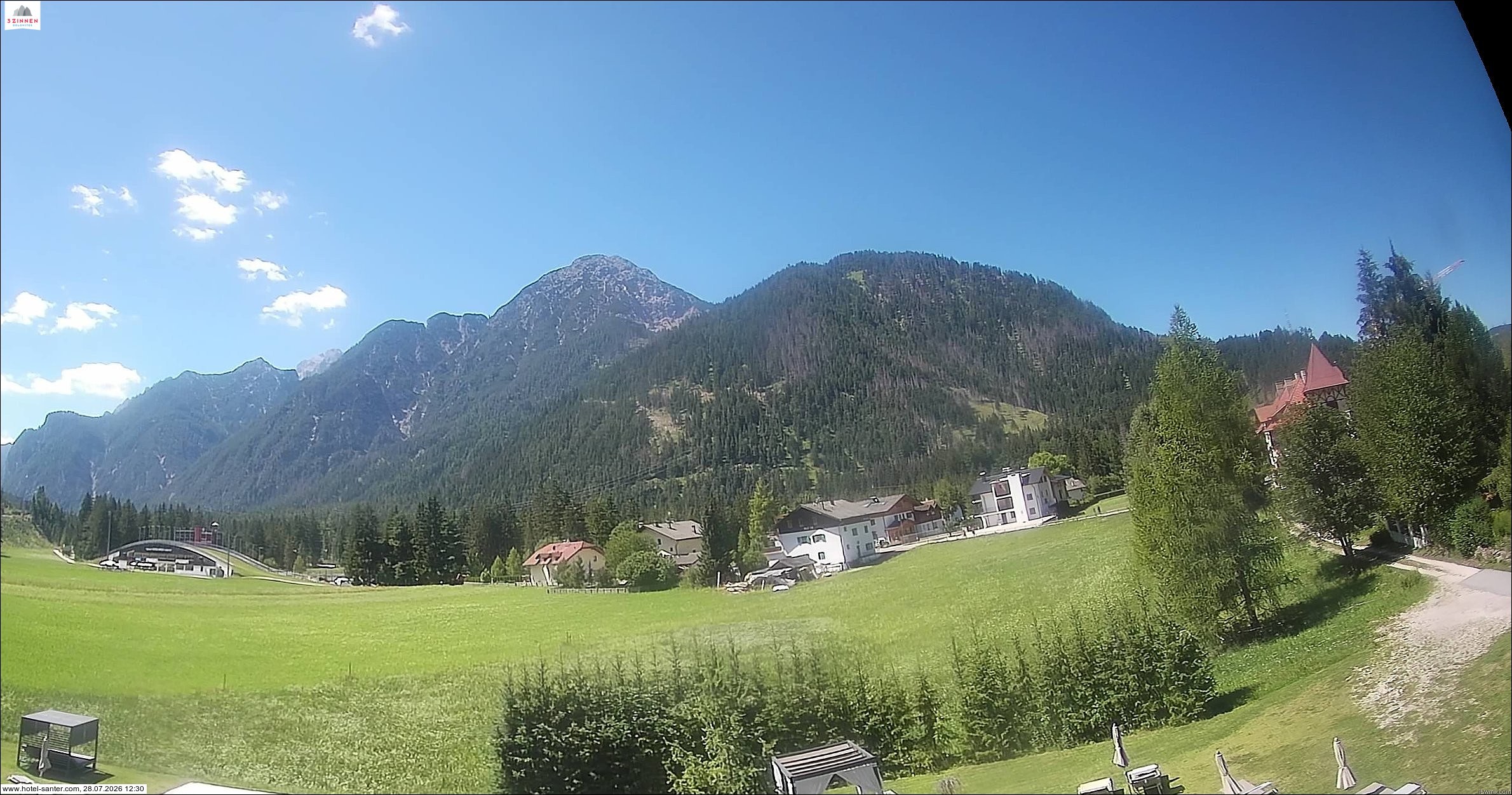 Archiv Foto Webcam Hotel Santer in Toblach