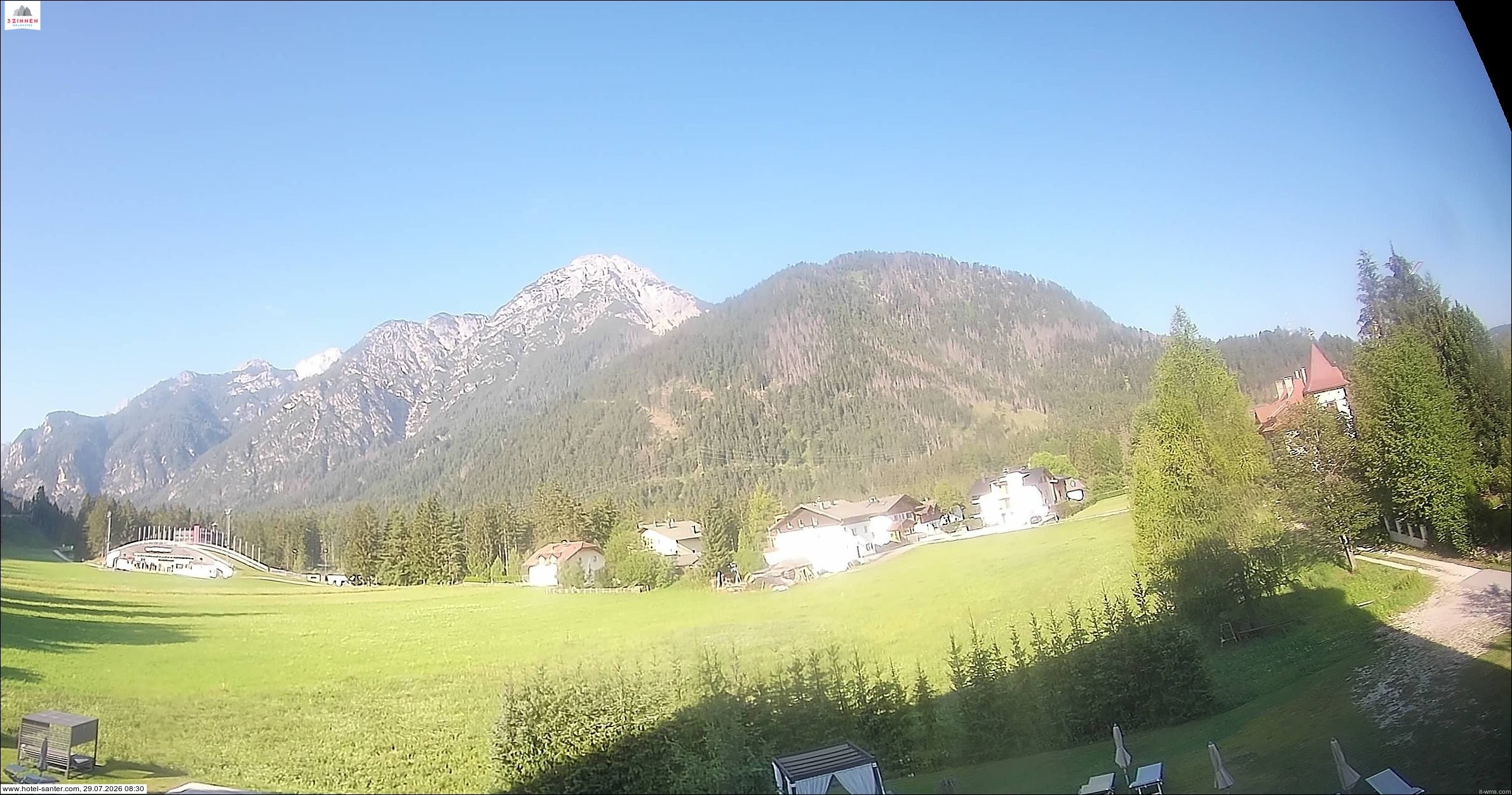 Archiv Foto Webcam Hotel Santer in Toblach