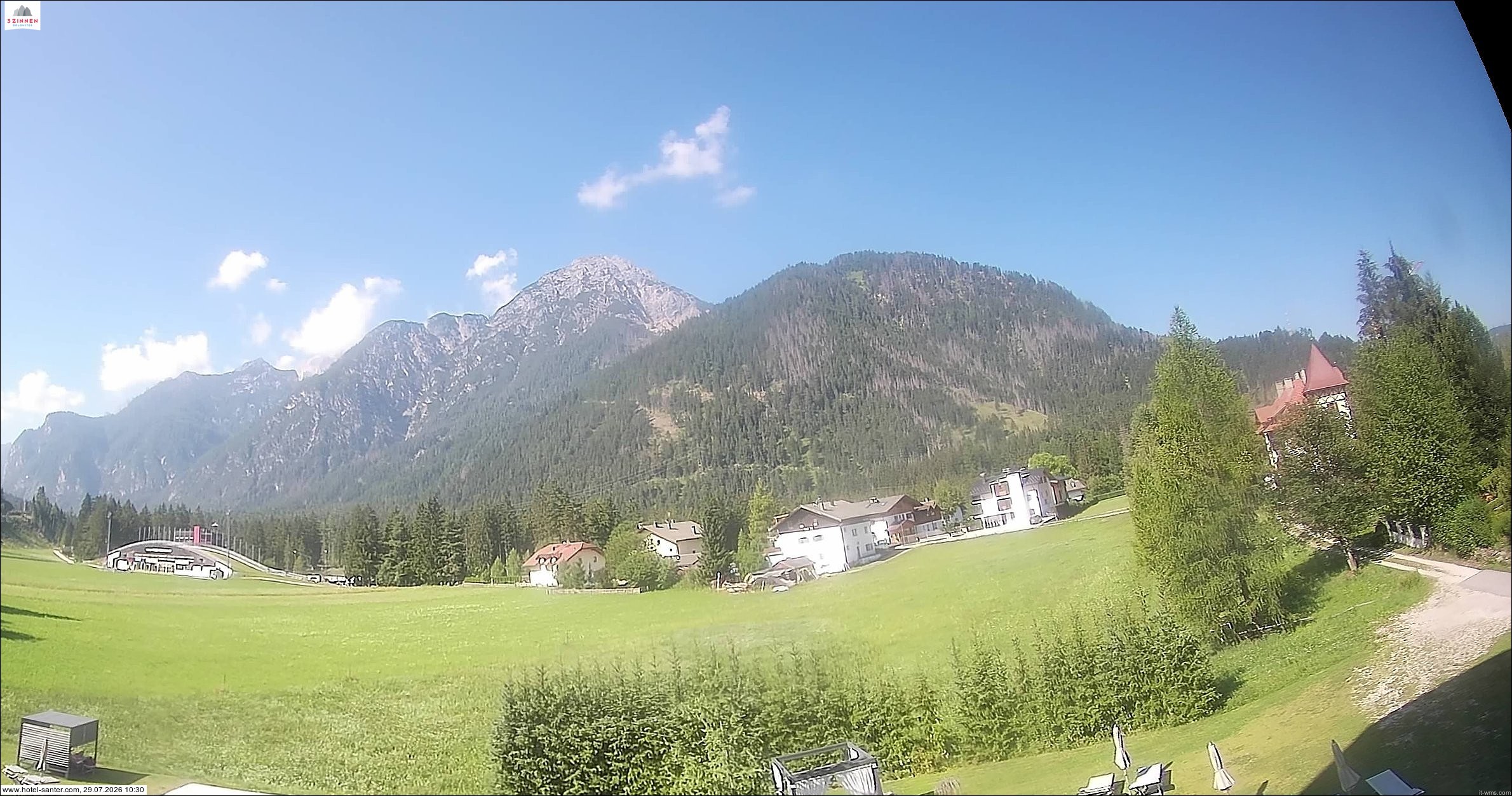 Archiv Foto Webcam Hotel Santer in Toblach