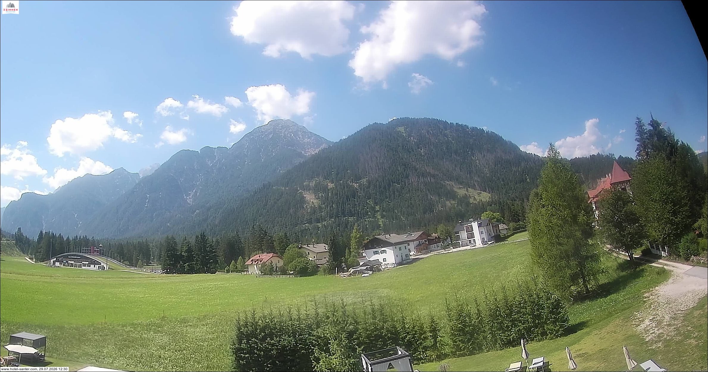 Archiv Foto Webcam Hotel Santer in Toblach