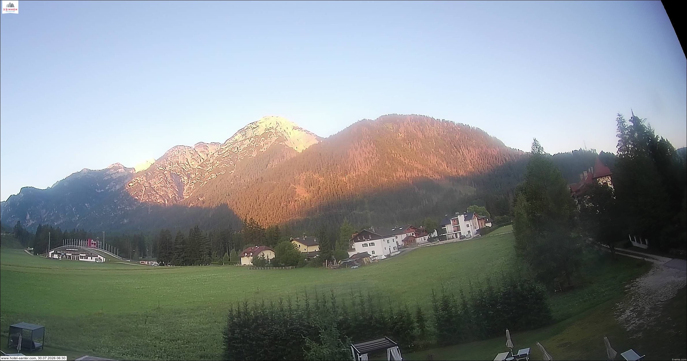 Archiv Foto Webcam Hotel Santer in Toblach