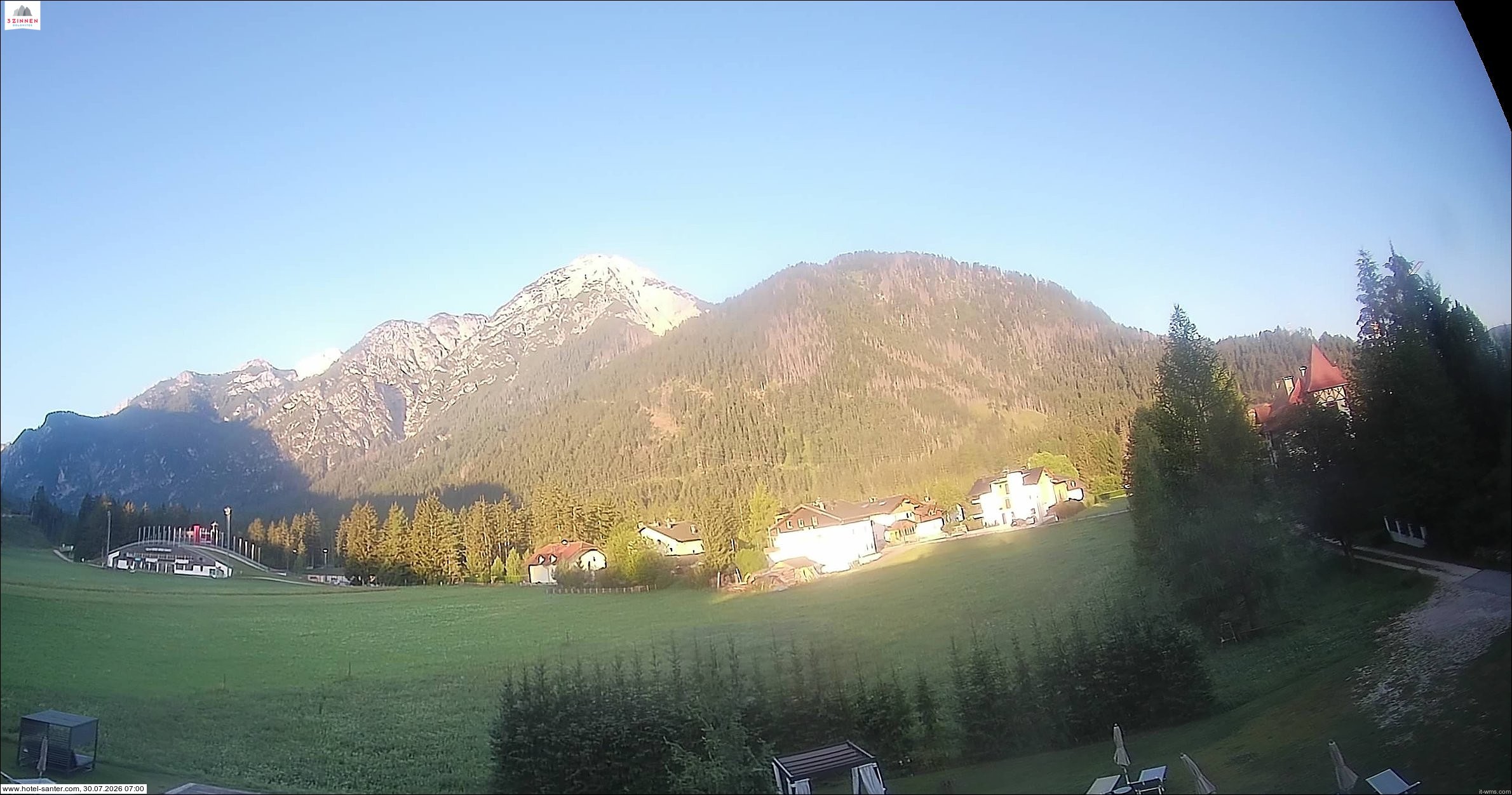 Archiv Foto Webcam Hotel Santer in Toblach