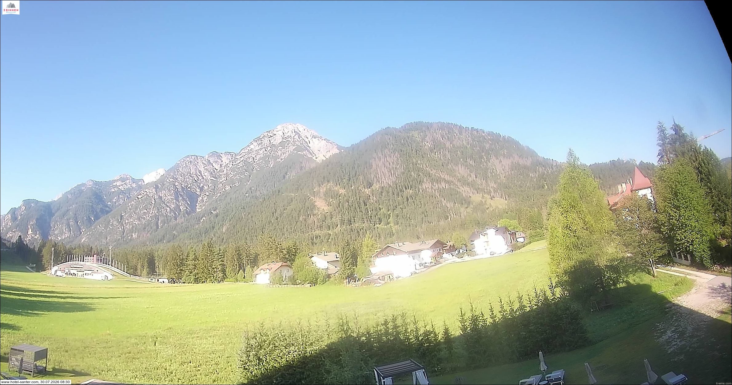 Archiv Foto Webcam Hotel Santer in Toblach