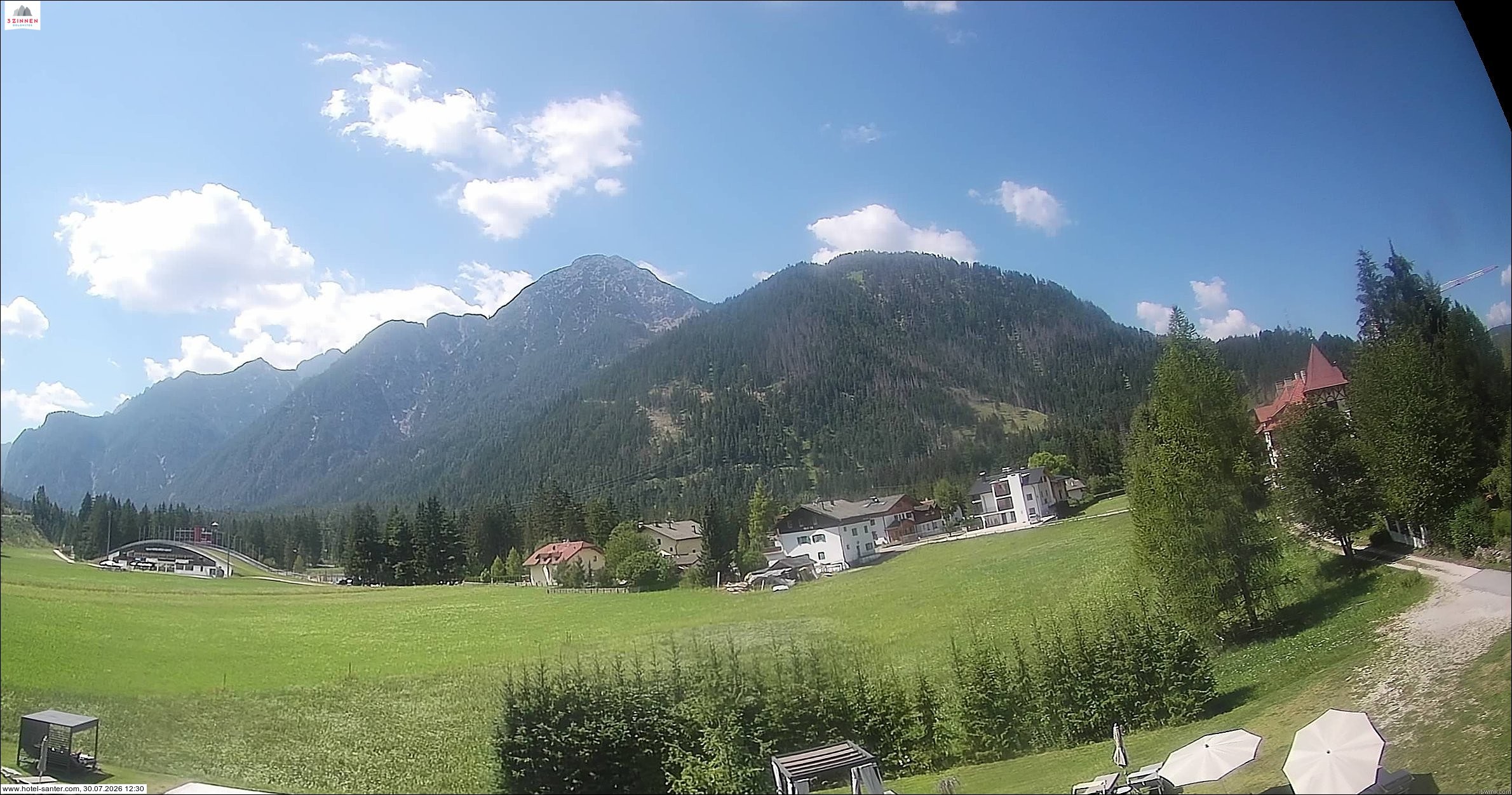 Archiv Foto Webcam Hotel Santer in Toblach