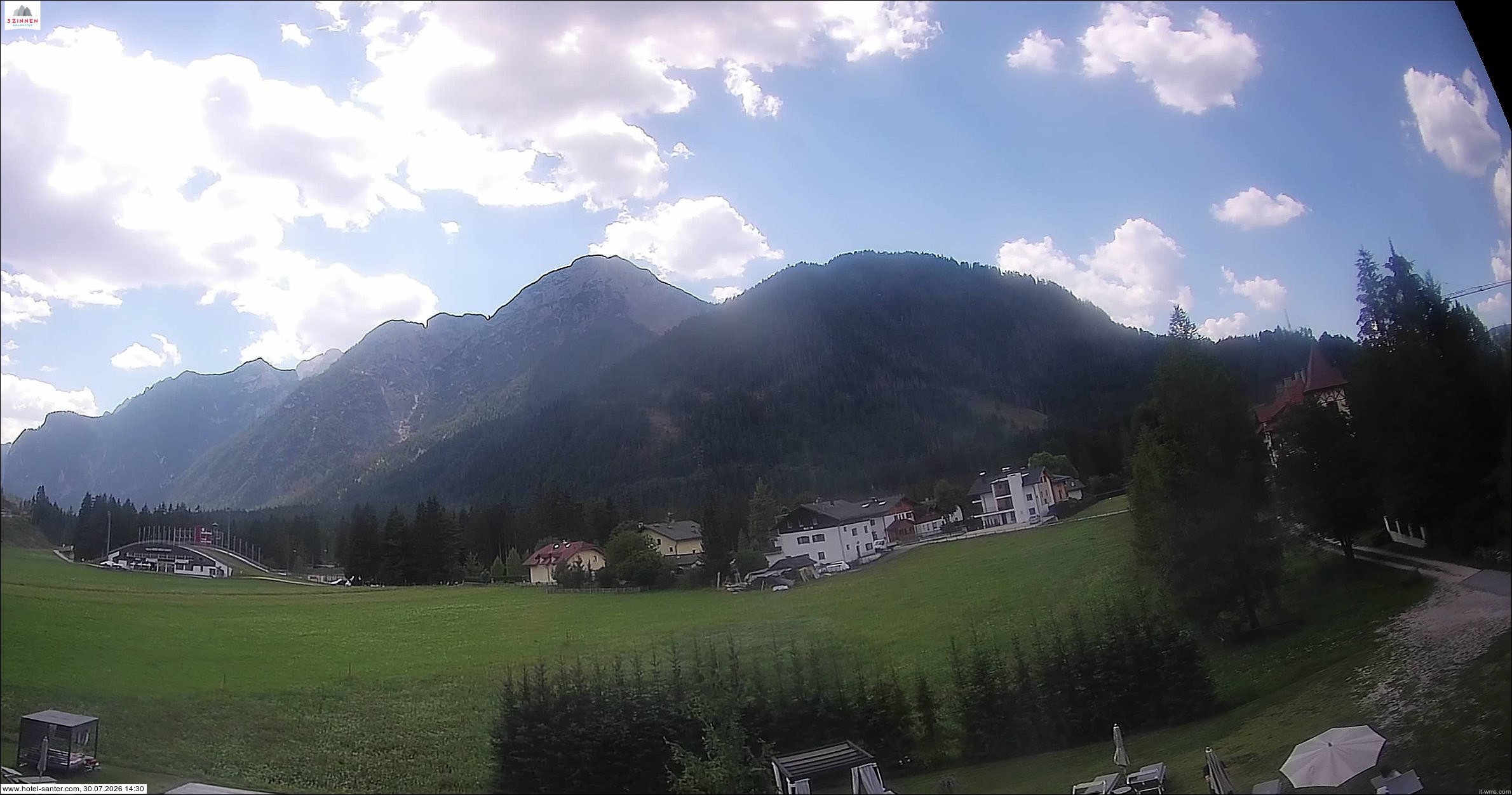 Archiv Foto Webcam Hotel Santer in Toblach