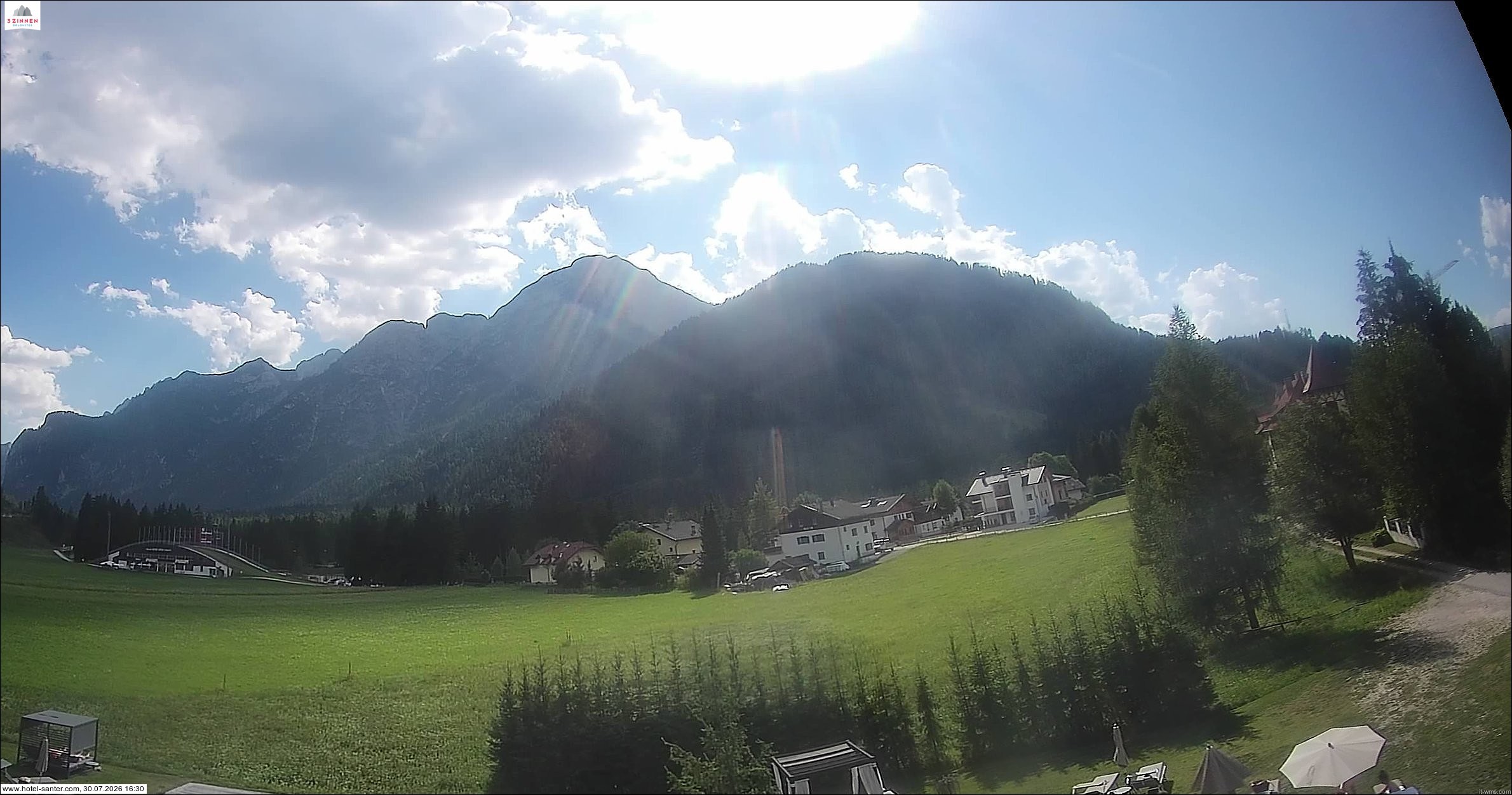 Archiv Foto Webcam Hotel Santer in Toblach