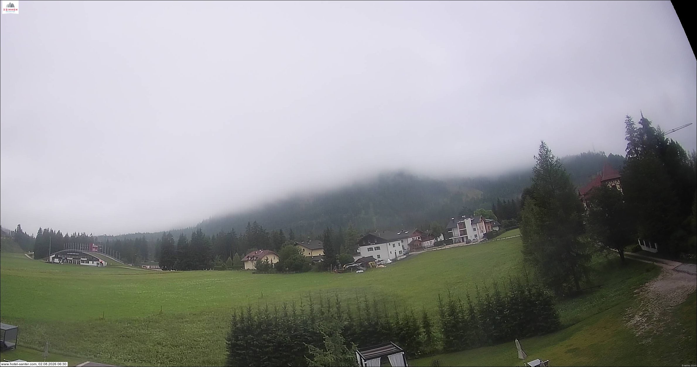 Archiv Foto Webcam Hotel Santer in Toblach