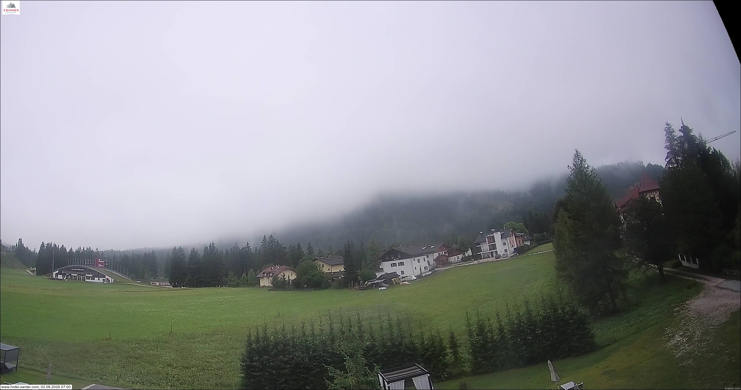 Archiv Foto Webcam Hotel Santer in Toblach