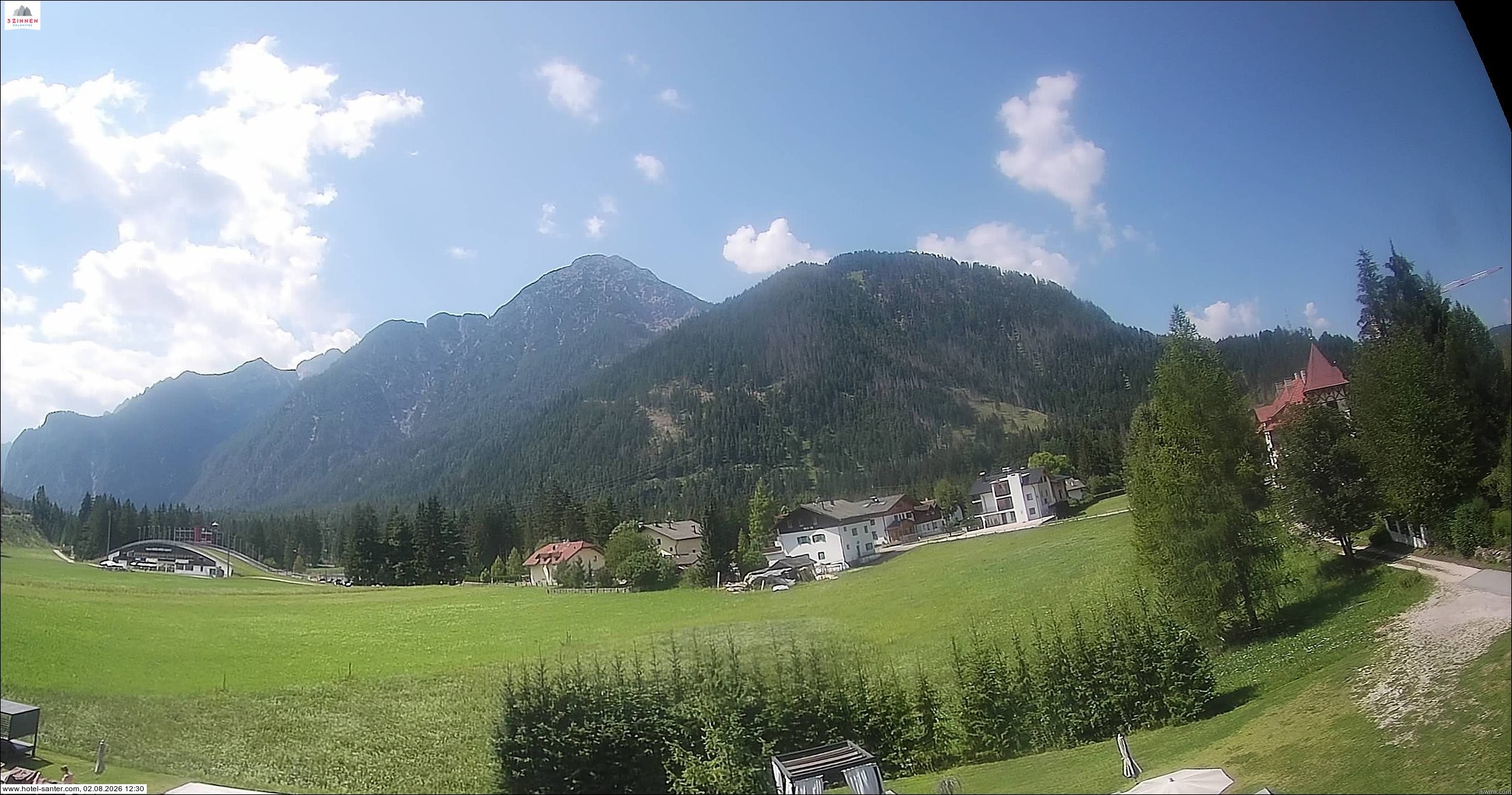 Archiv Foto Webcam Hotel Santer in Toblach