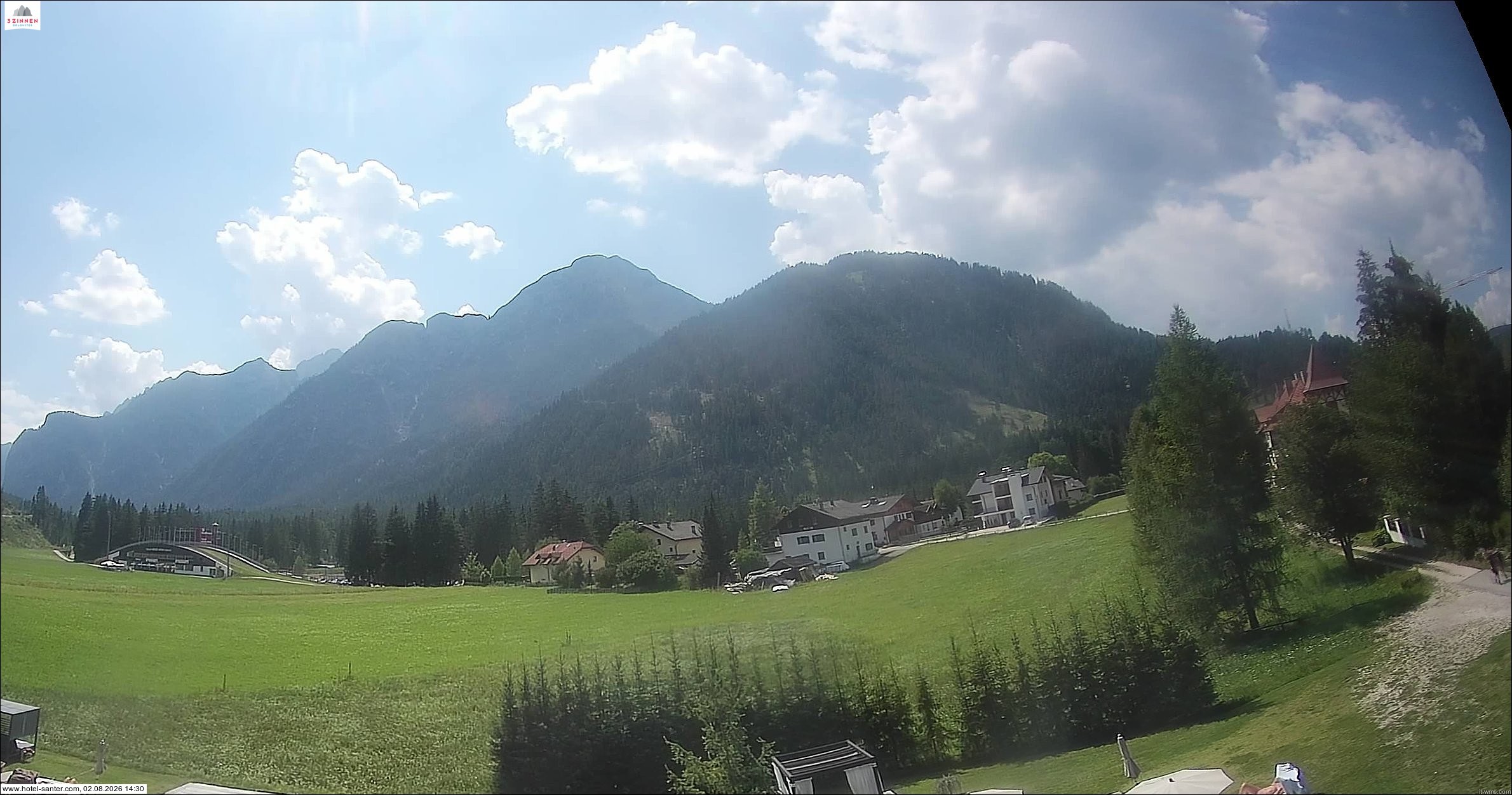 Archiv Foto Webcam Hotel Santer in Toblach