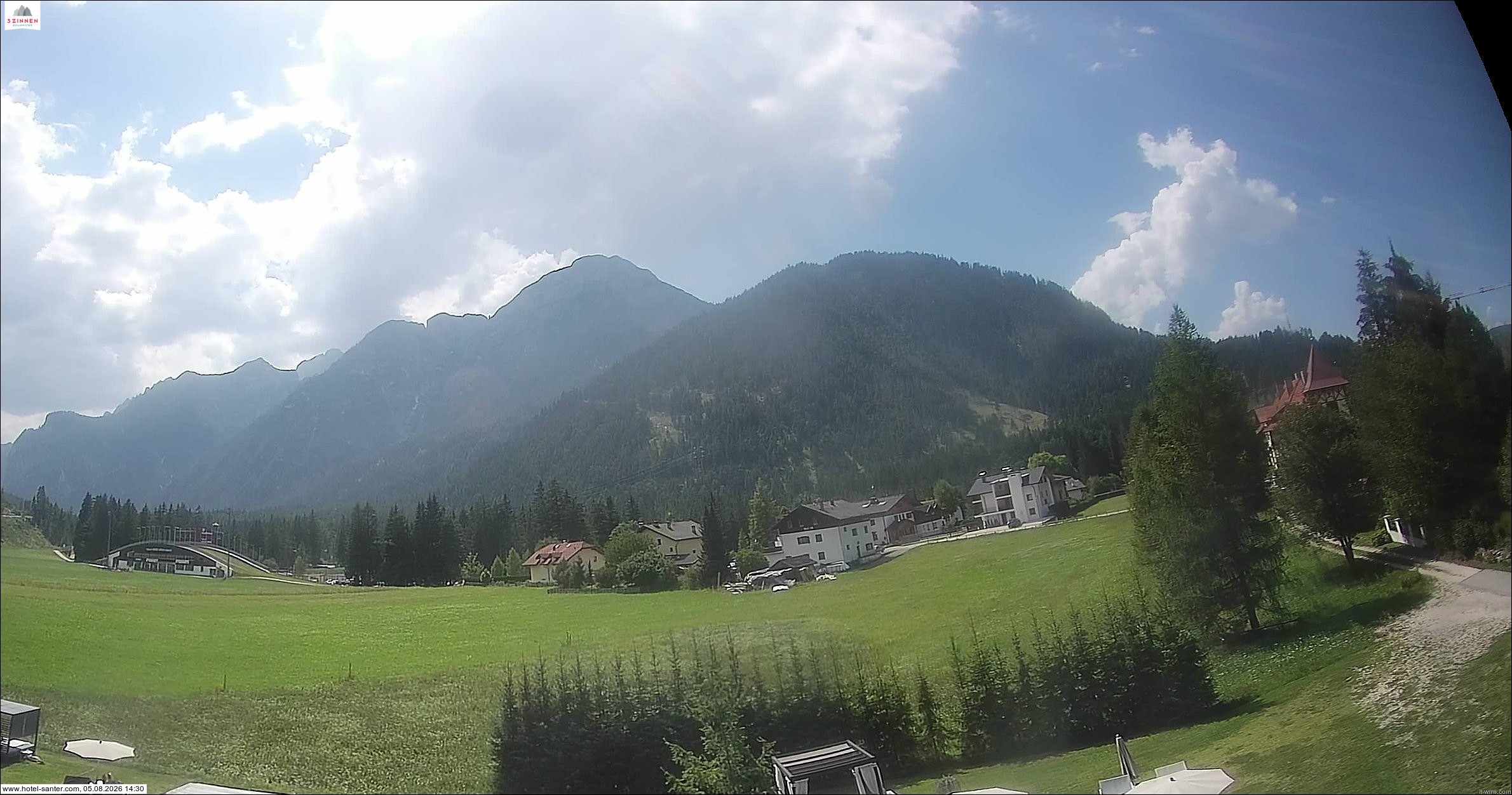 Archiv Foto Webcam Hotel Santer in Toblach