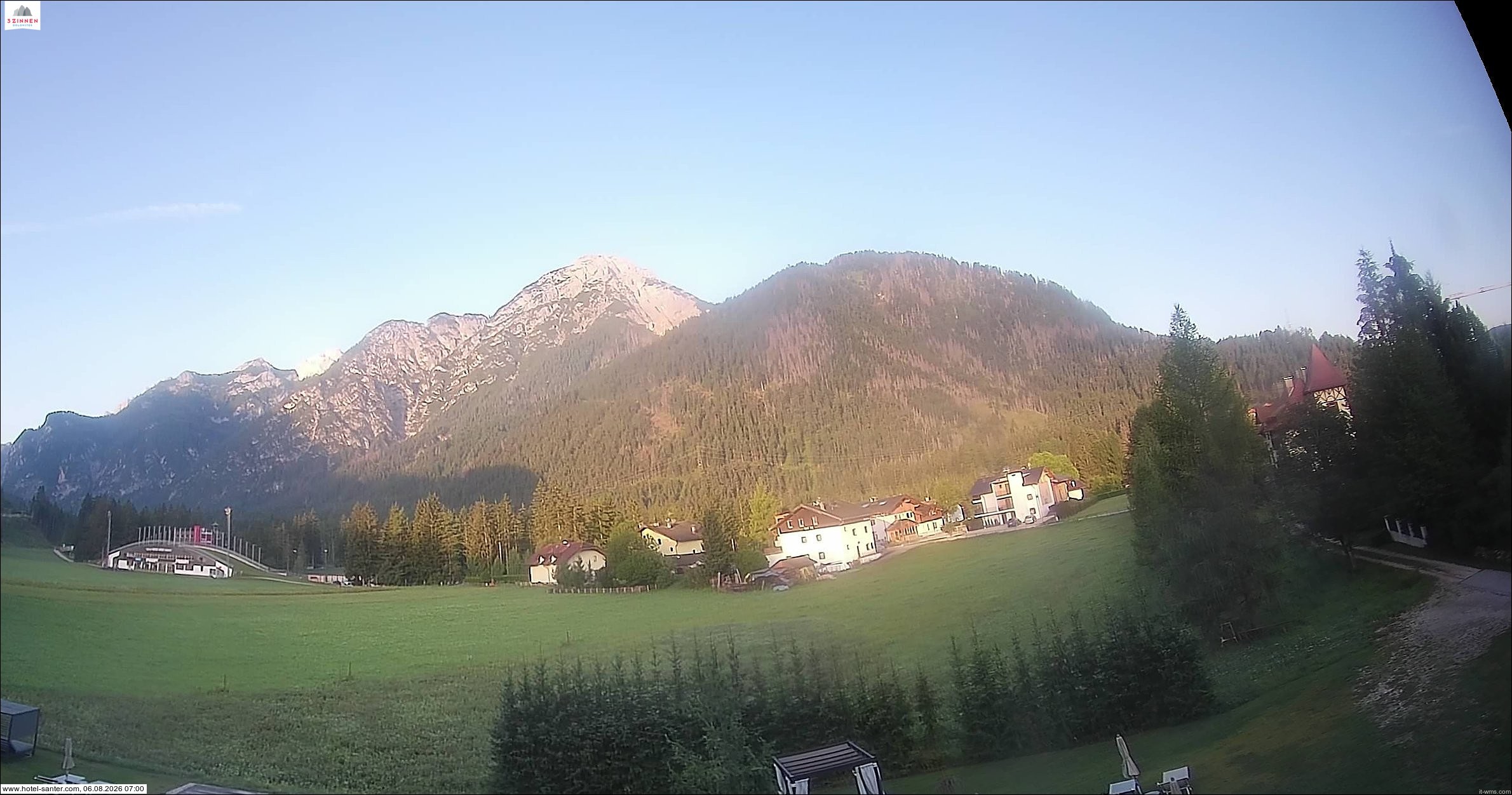 Archiv Foto Webcam Hotel Santer in Toblach