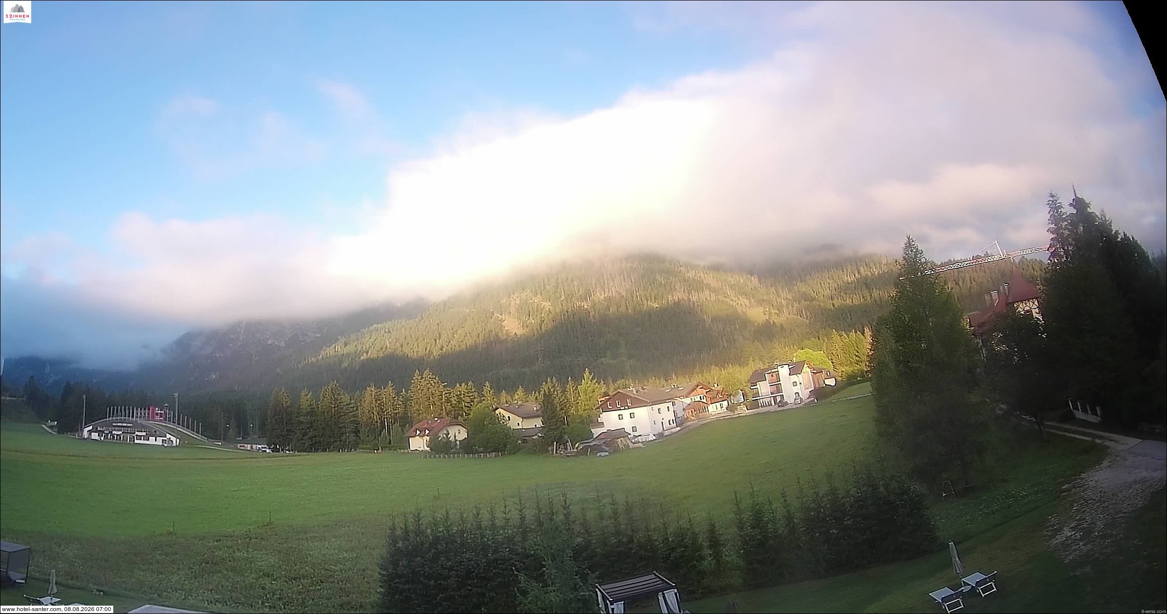 Archiv Foto Webcam Hotel Santer in Toblach