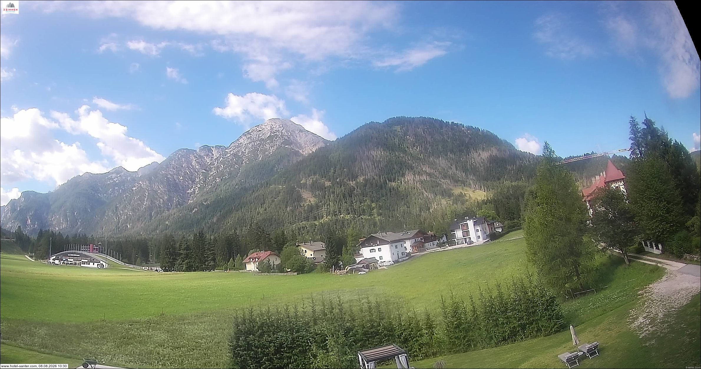 Archiv Foto Webcam Hotel Santer in Toblach