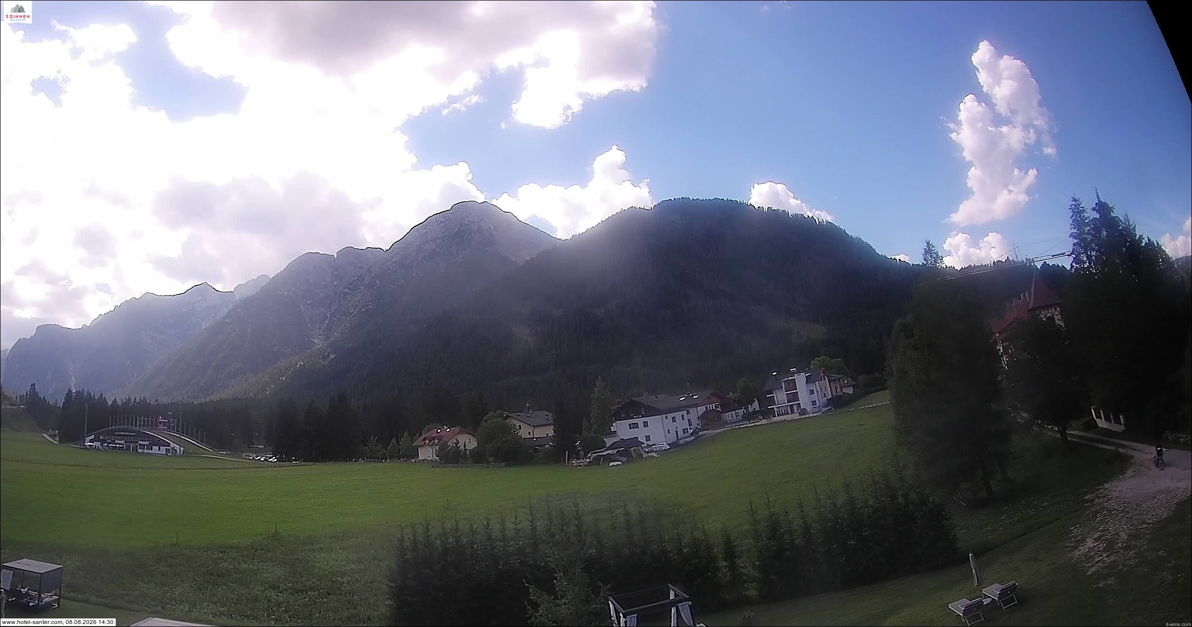 Archiv Foto Webcam Hotel Santer in Toblach