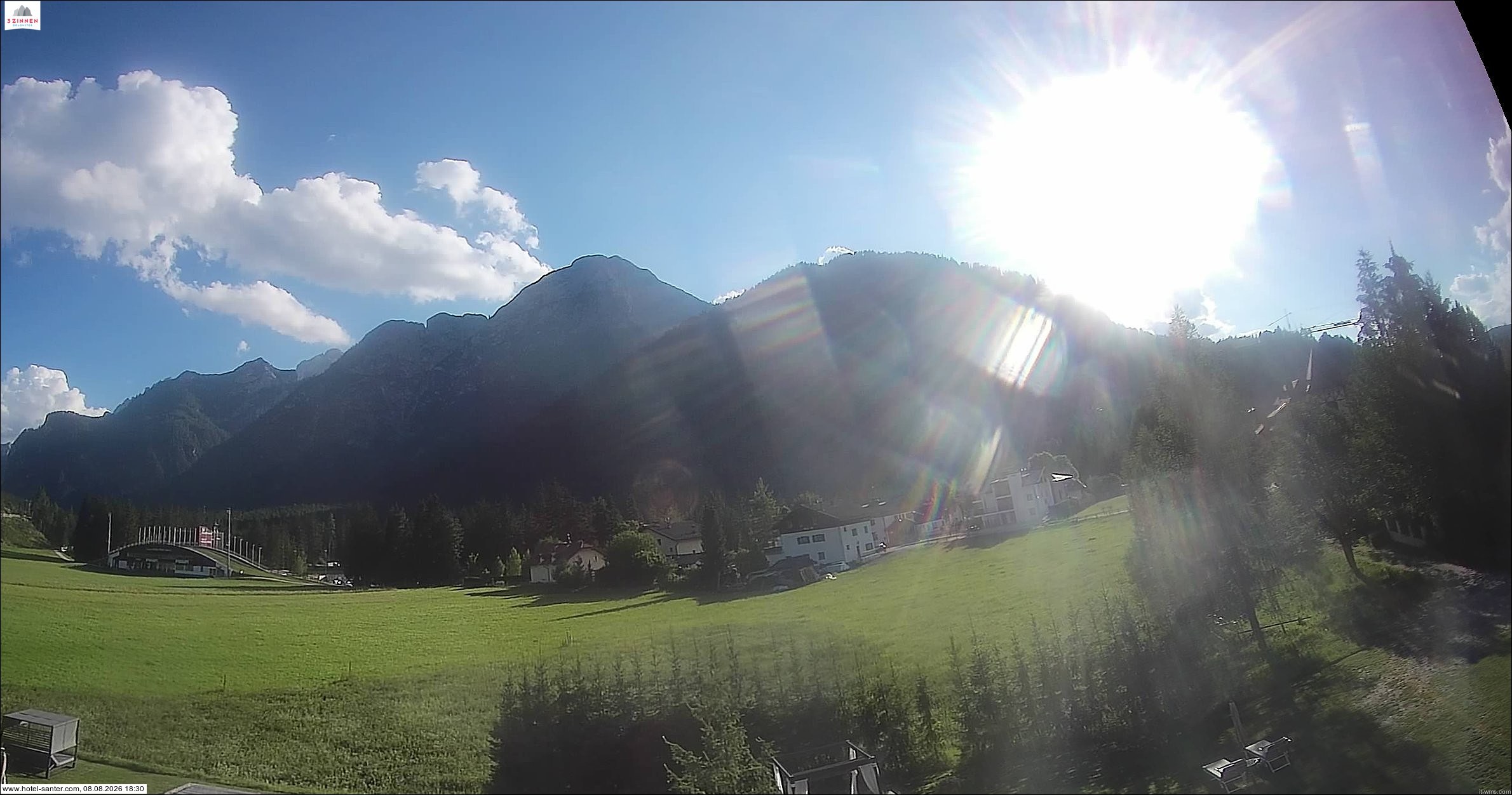 Archiv Foto Webcam Hotel Santer in Toblach