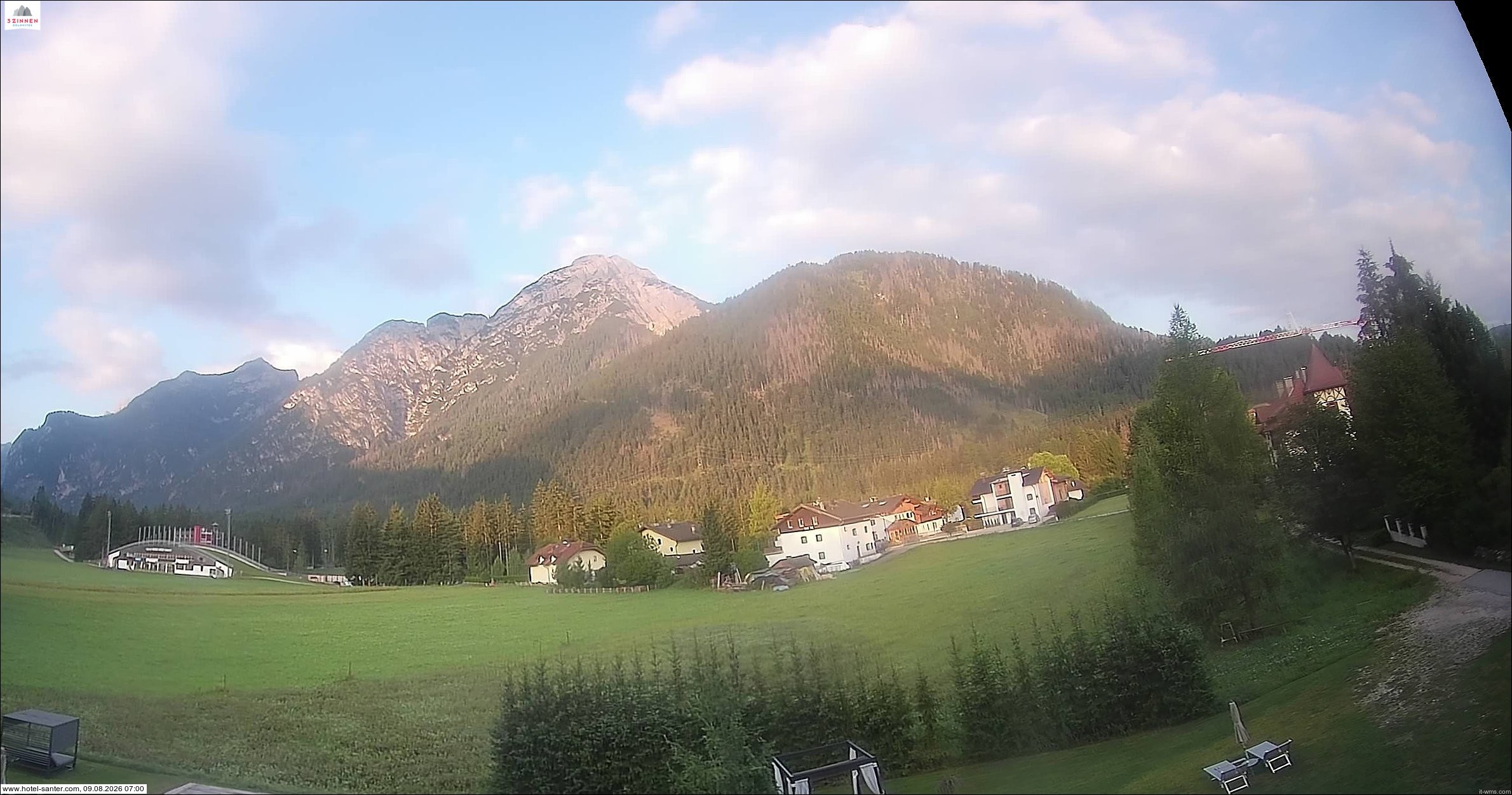 Archiv Foto Webcam Hotel Santer in Toblach