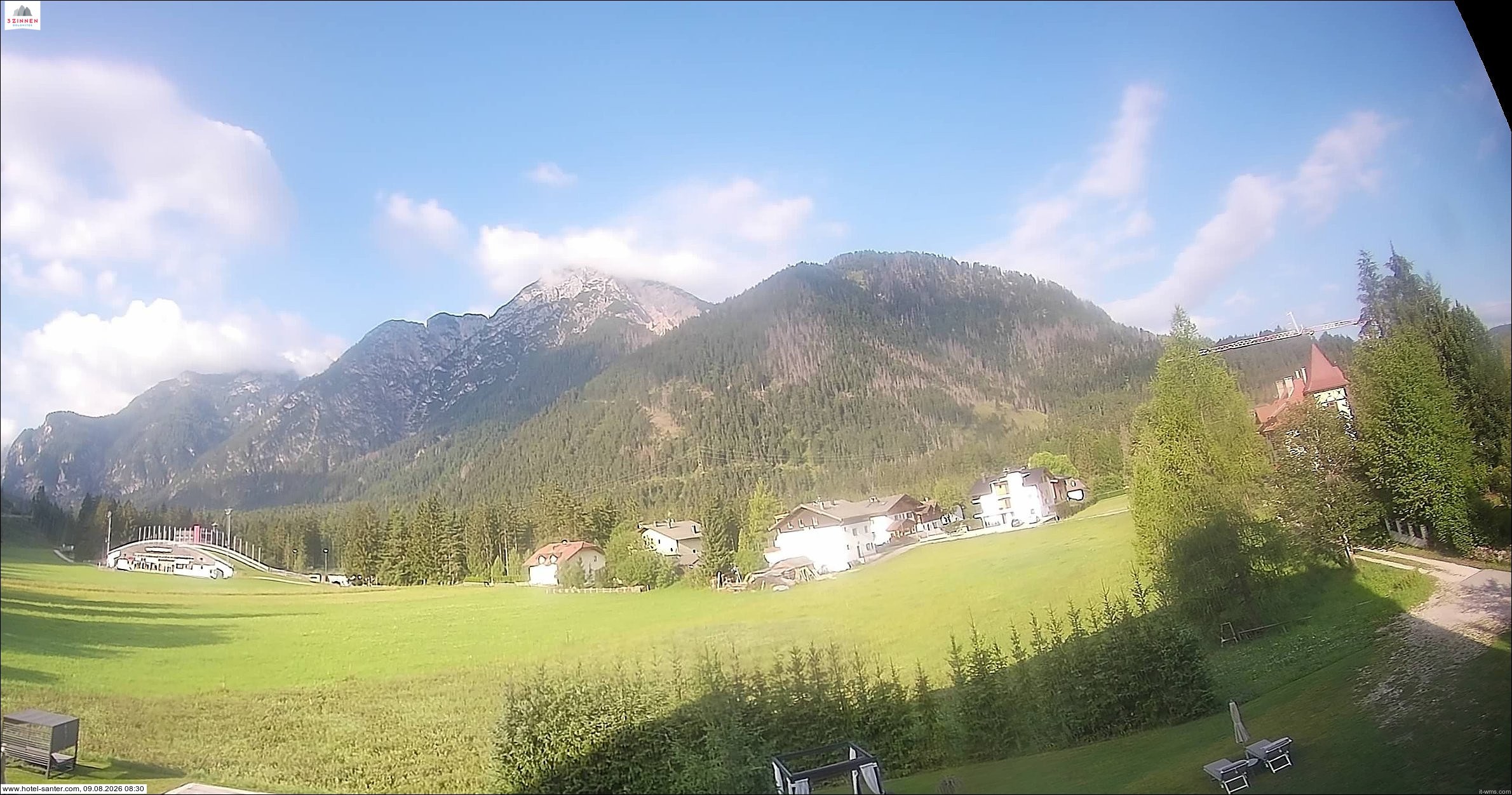 Archiv Foto Webcam Hotel Santer in Toblach