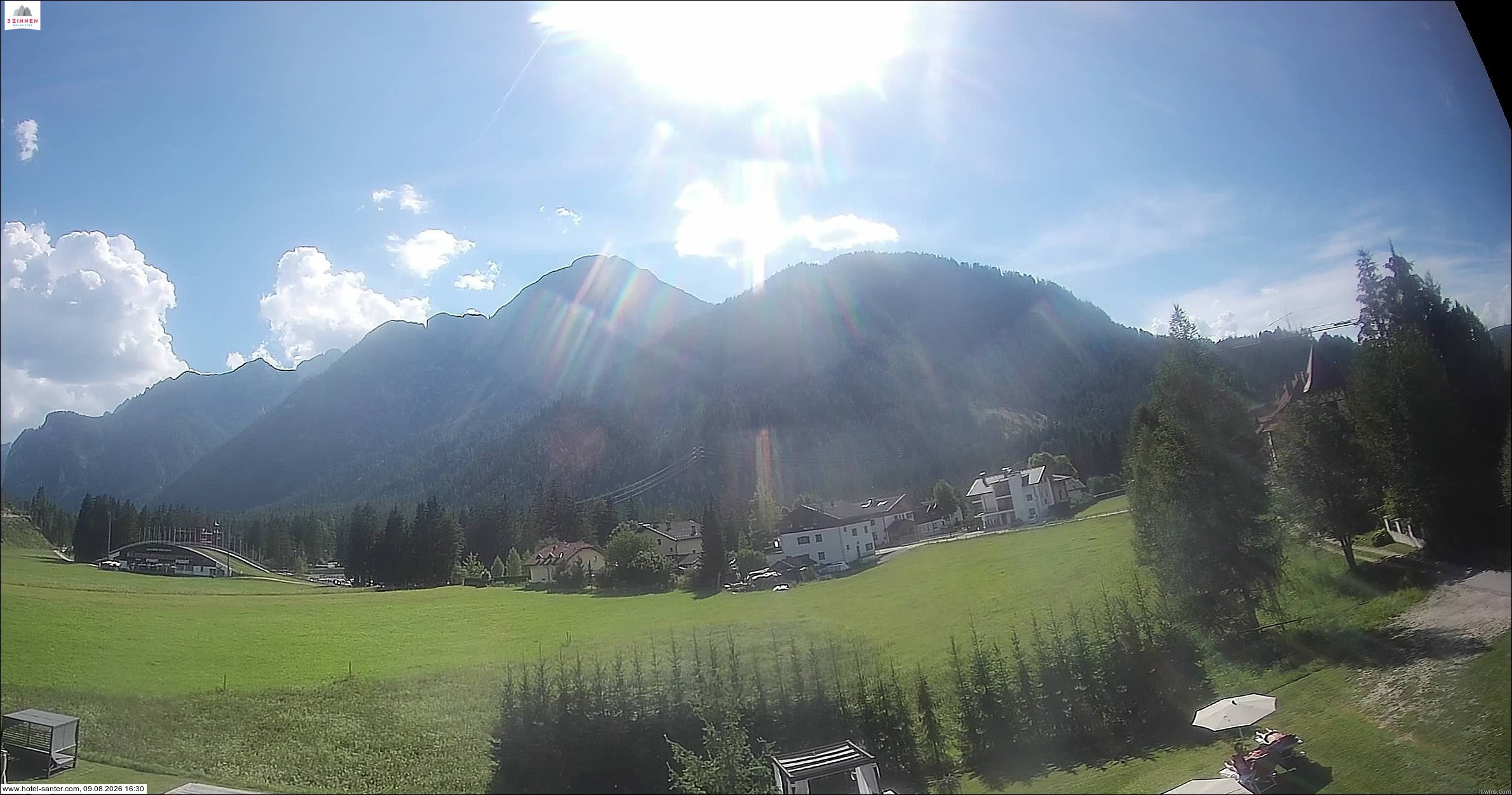 Archiv Foto Webcam Hotel Santer in Toblach