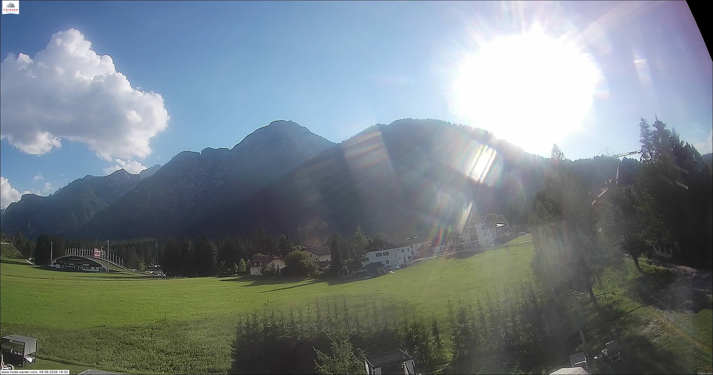 Archiv Foto Webcam Hotel Santer in Toblach