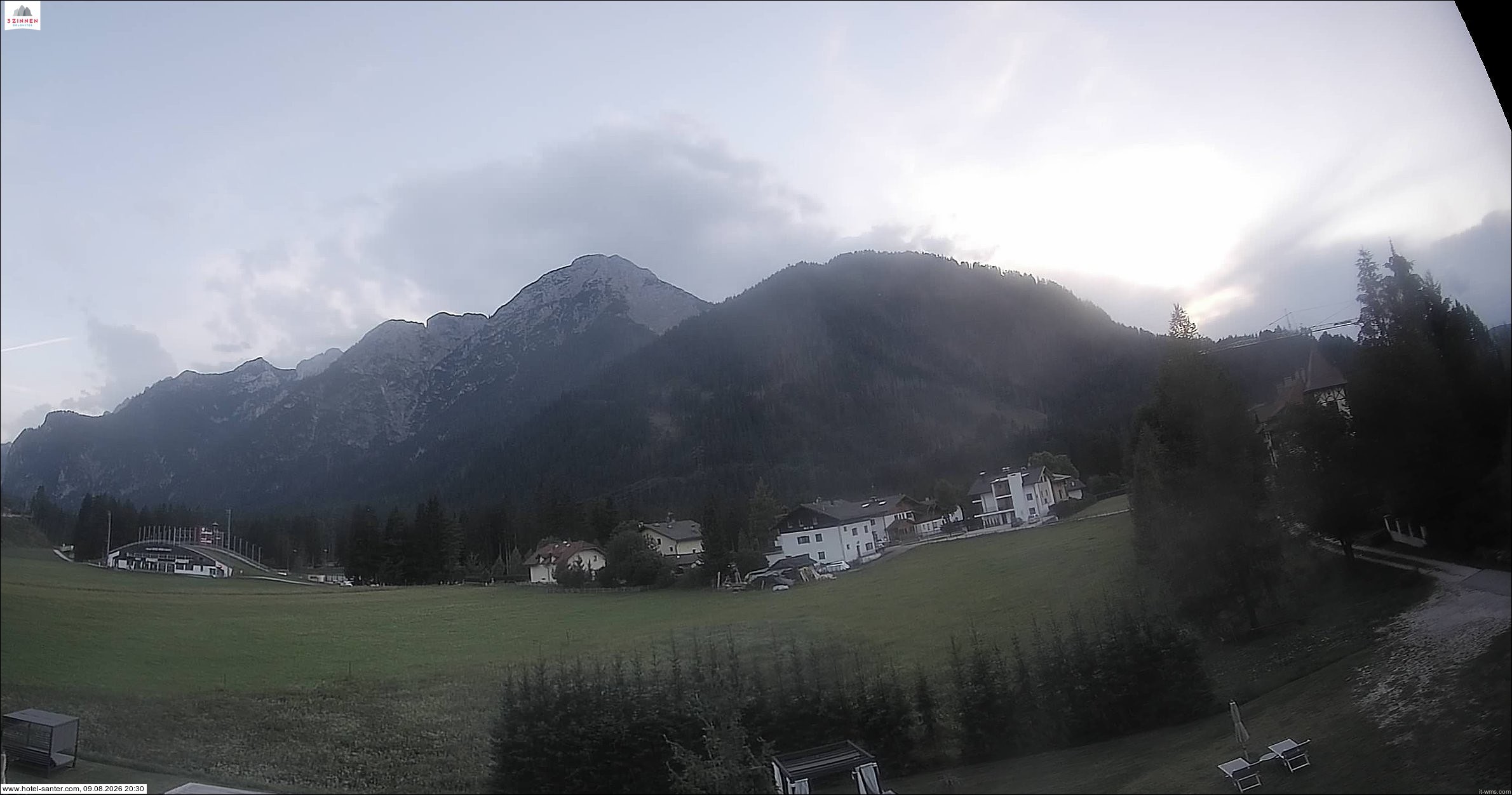 Archiv Foto Webcam Hotel Santer in Toblach