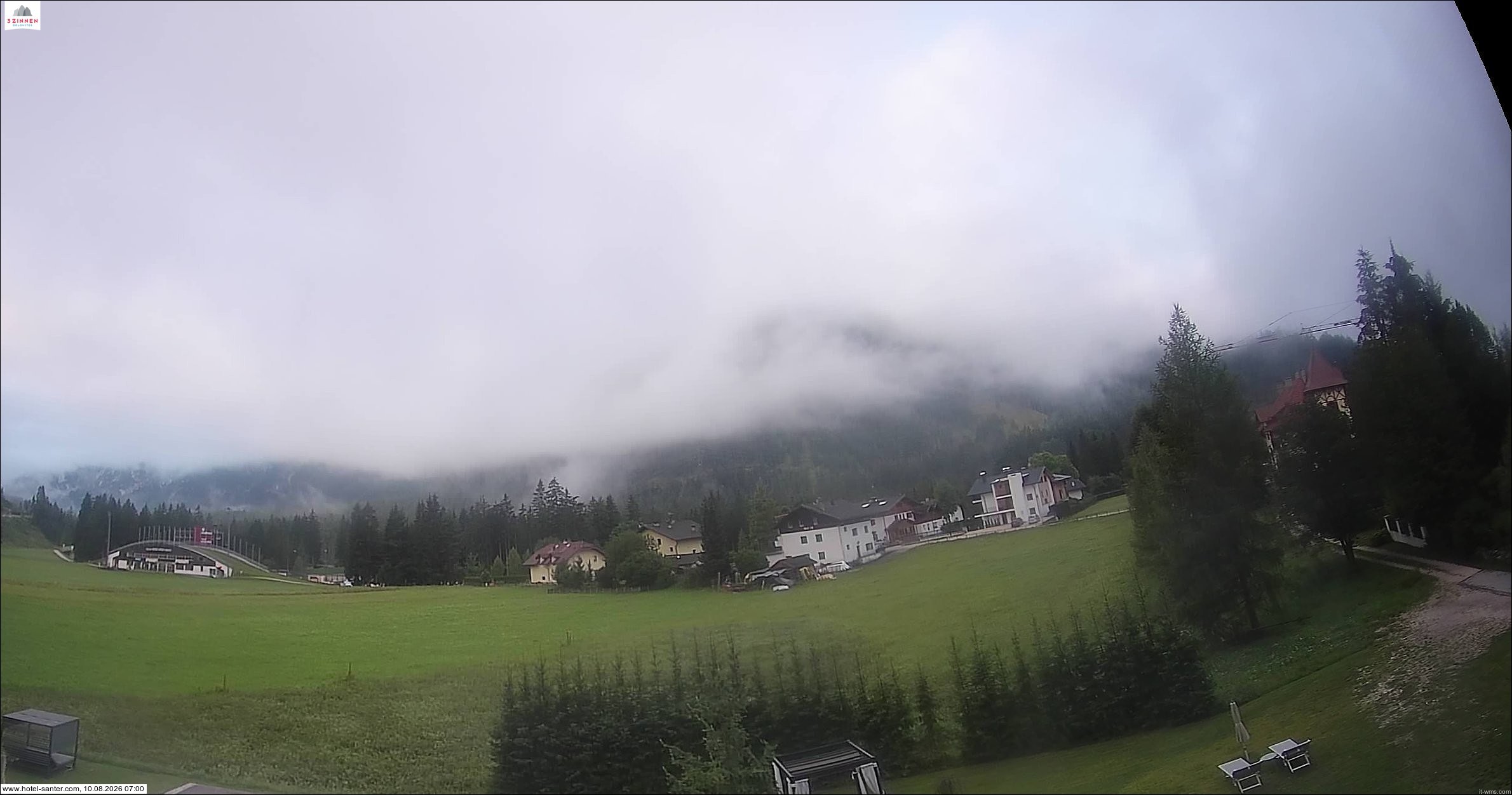 Archiv Foto Webcam Hotel Santer in Toblach