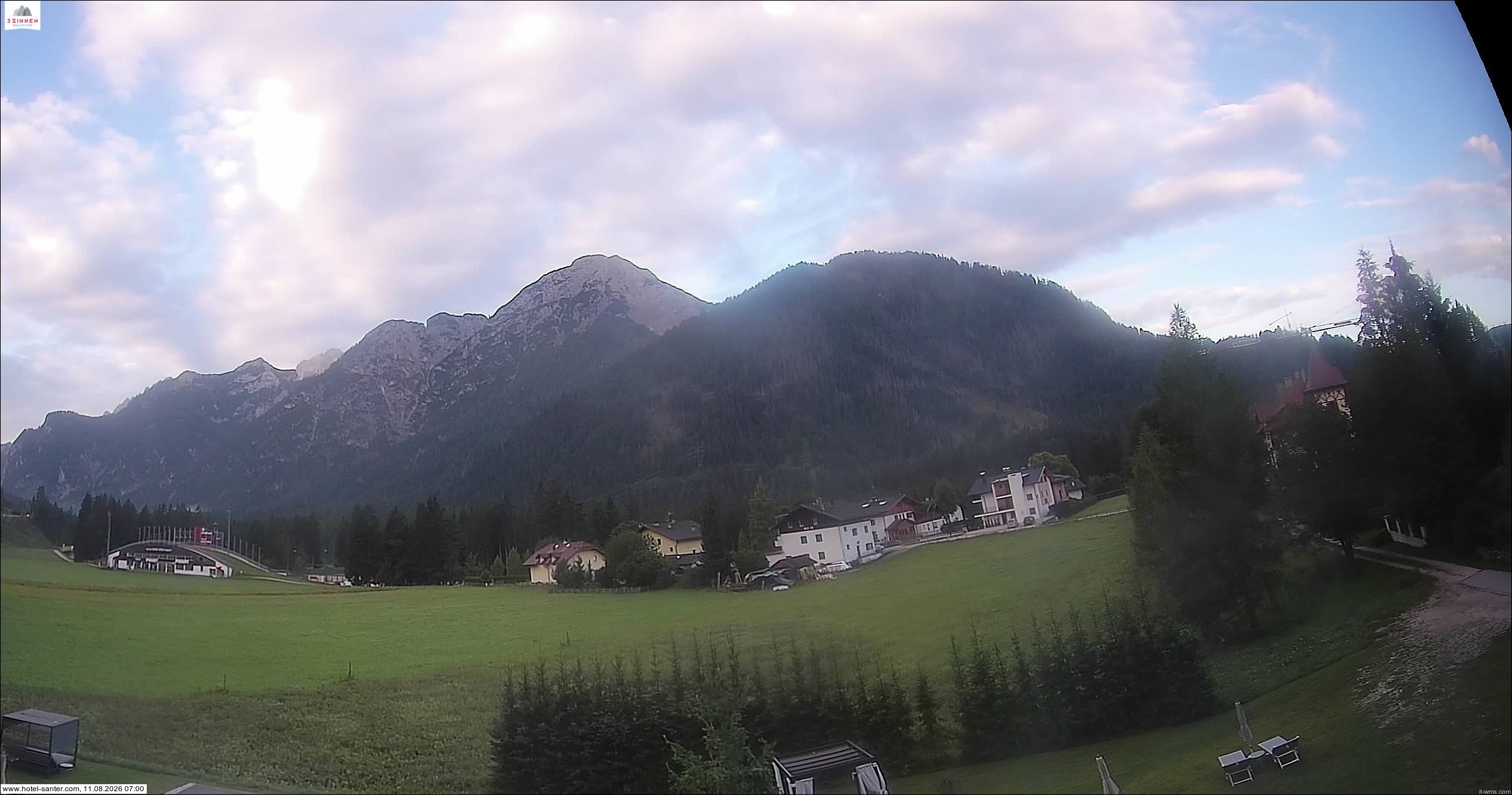 Archiv Foto Webcam Hotel Santer in Toblach