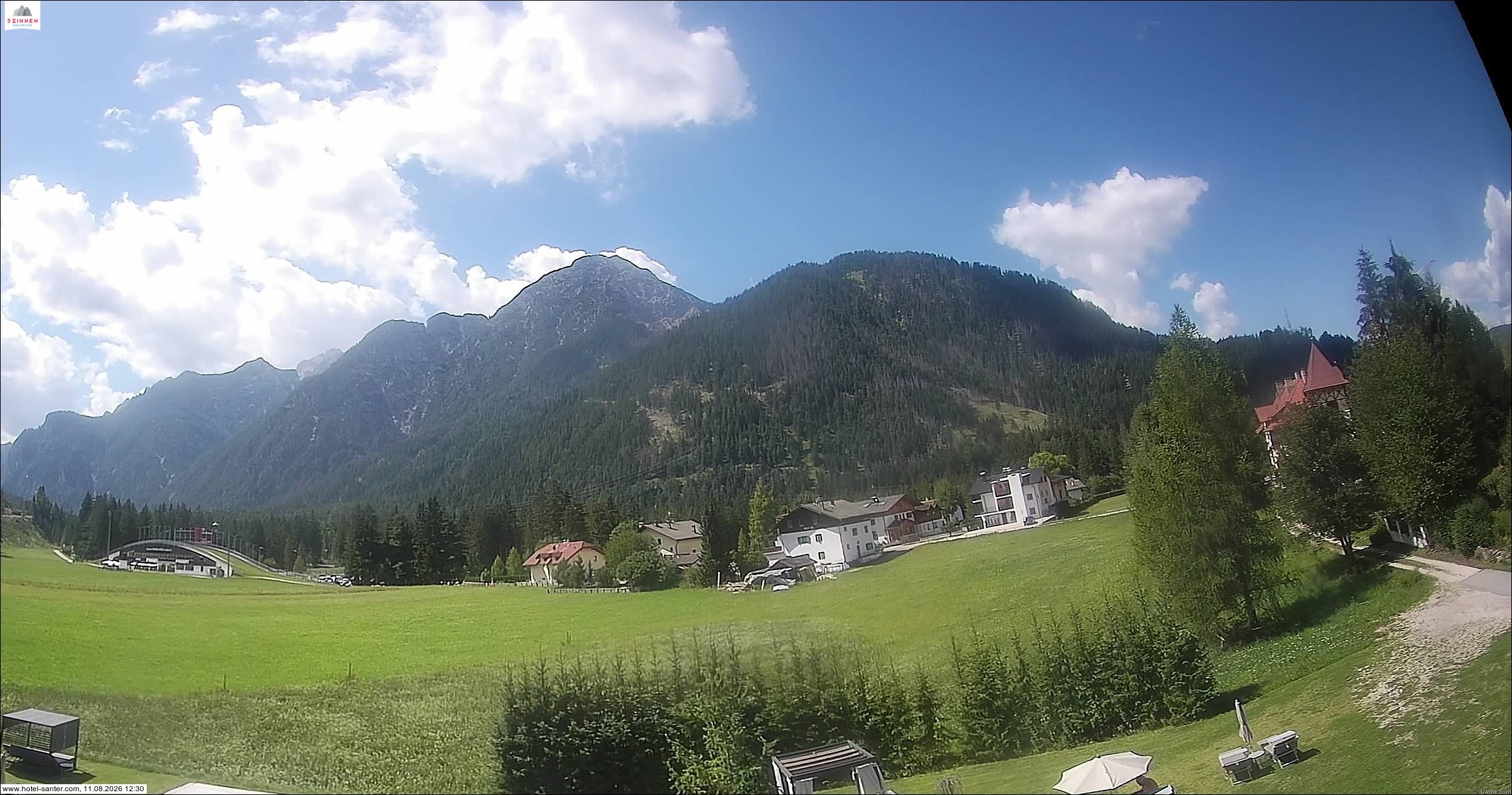 Archiv Foto Webcam Hotel Santer in Toblach