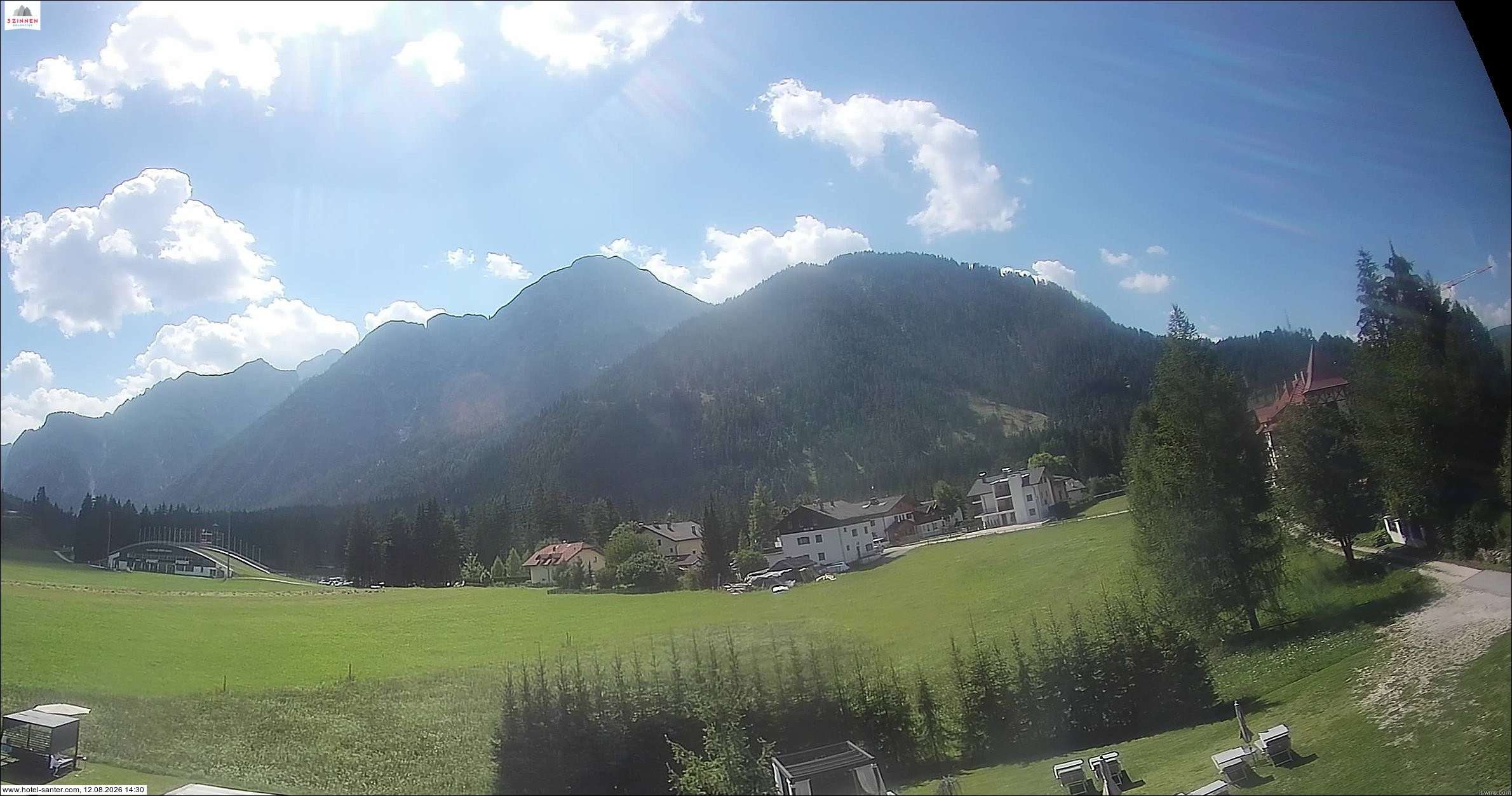 Archiv Foto Webcam Hotel Santer in Toblach