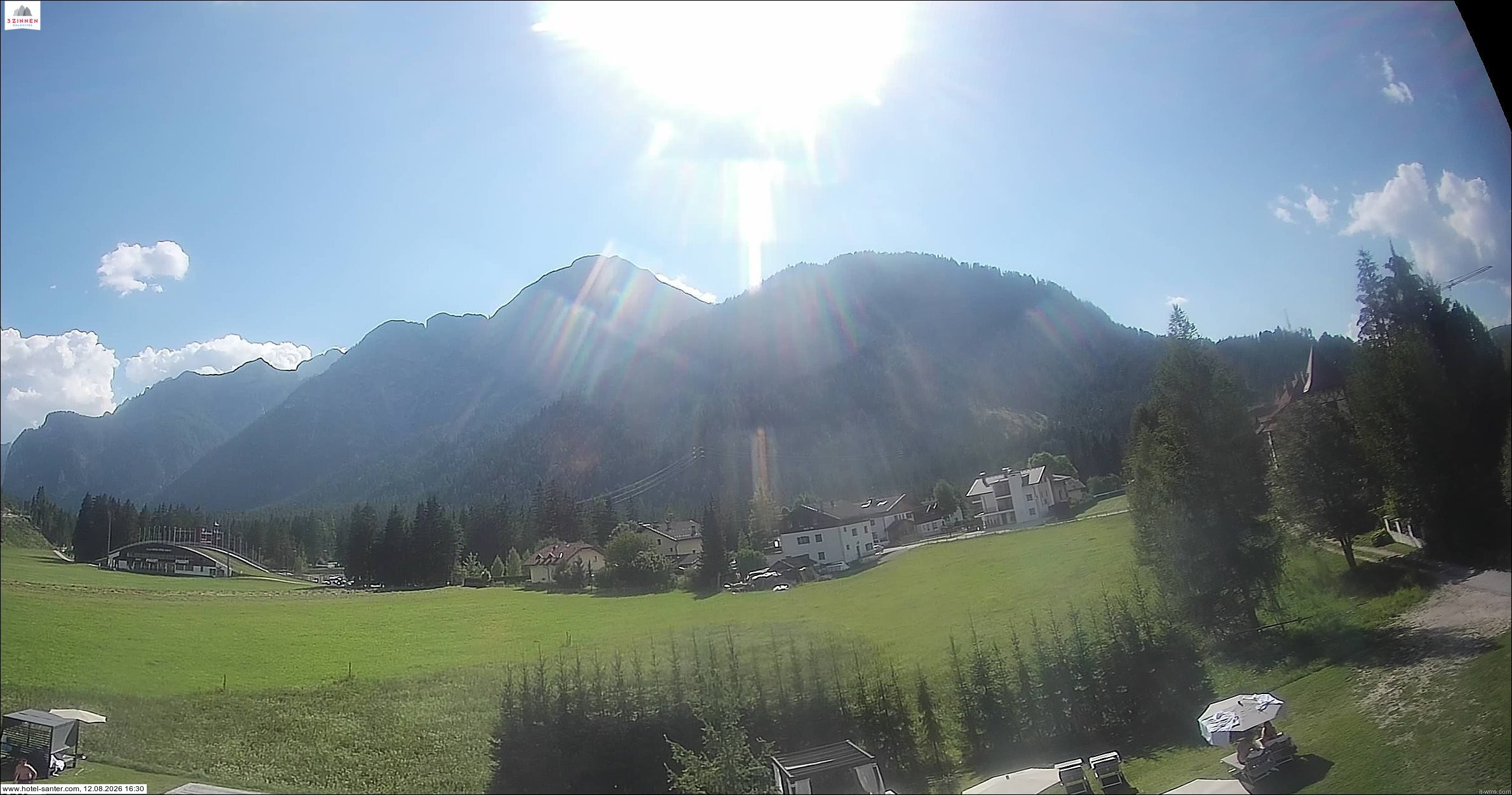 Archiv Foto Webcam Hotel Santer in Toblach