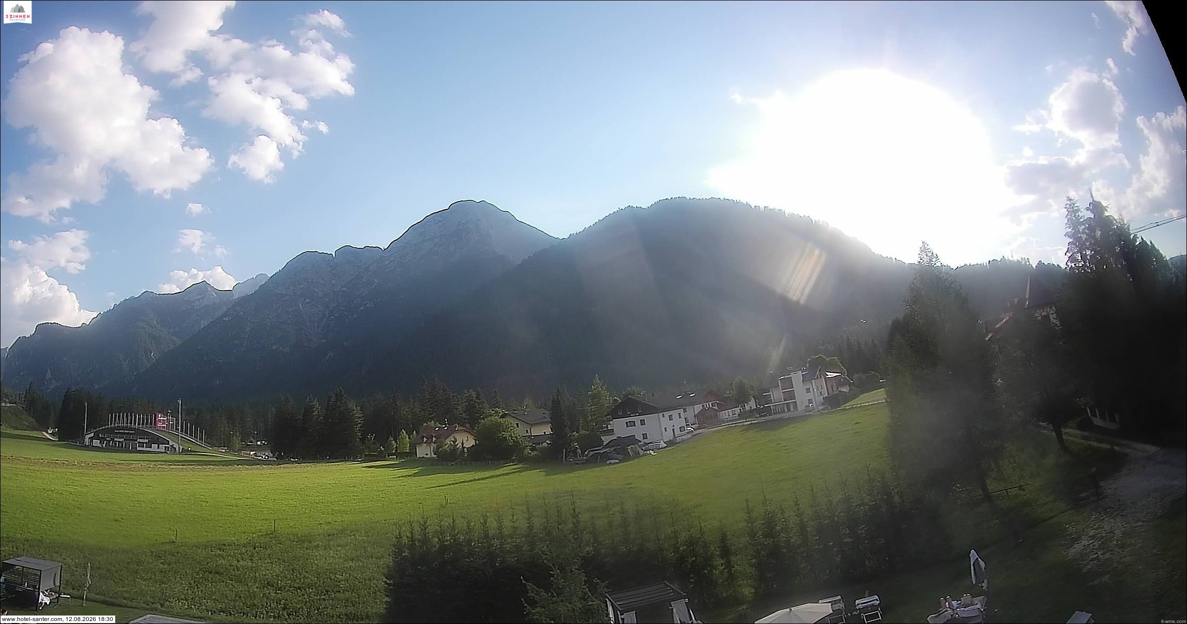 Archiv Foto Webcam Hotel Santer in Toblach