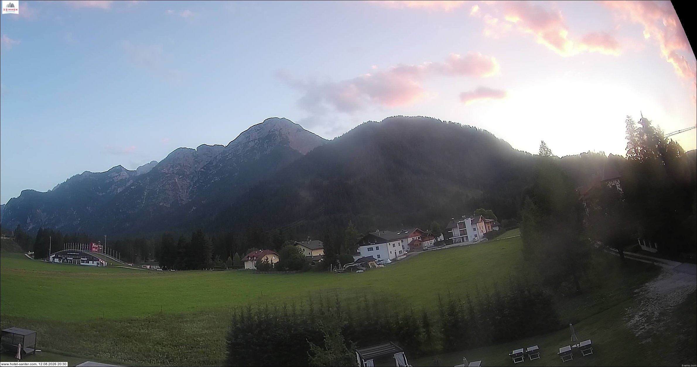 Archiv Foto Webcam Hotel Santer in Toblach
