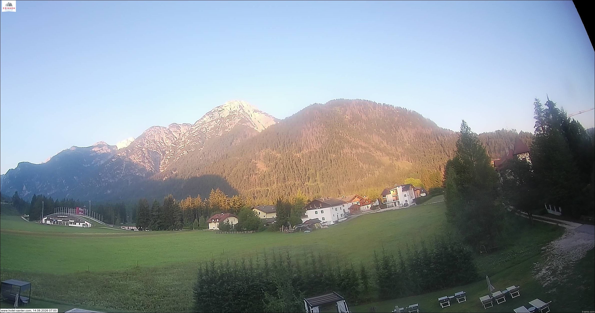 Archiv Foto Webcam Hotel Santer in Toblach