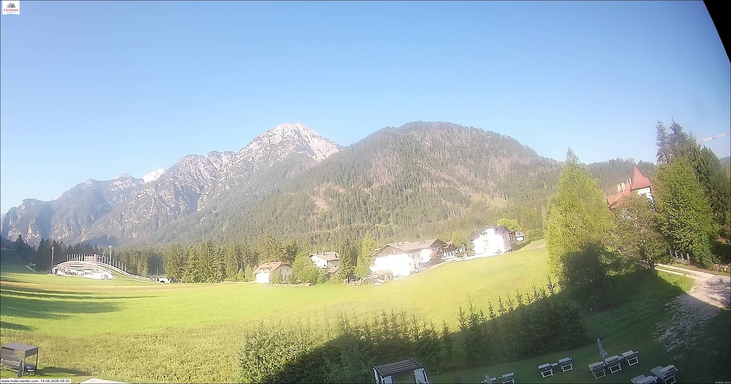 Archiv Foto Webcam Hotel Santer in Toblach