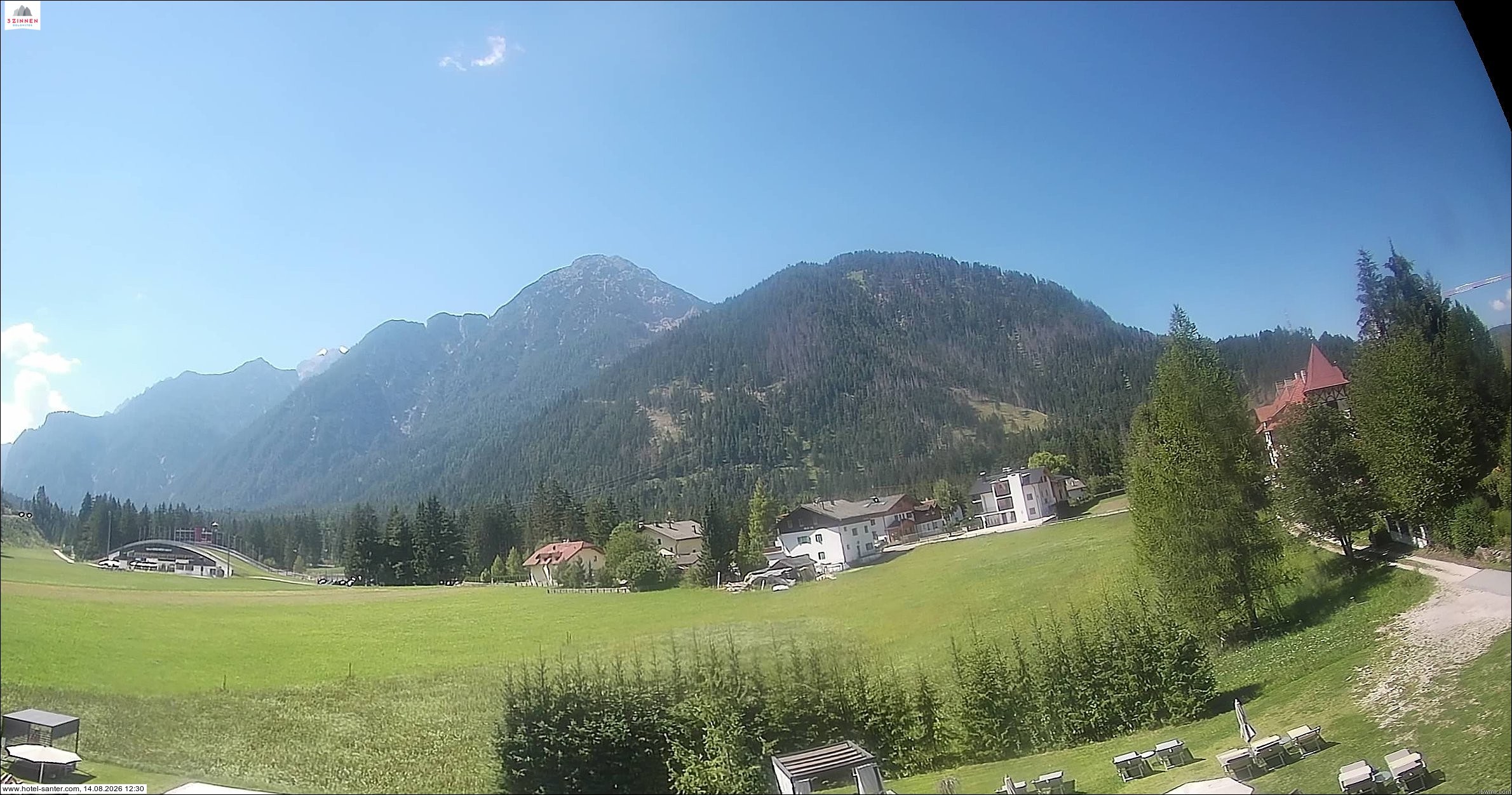 Archiv Foto Webcam Hotel Santer in Toblach