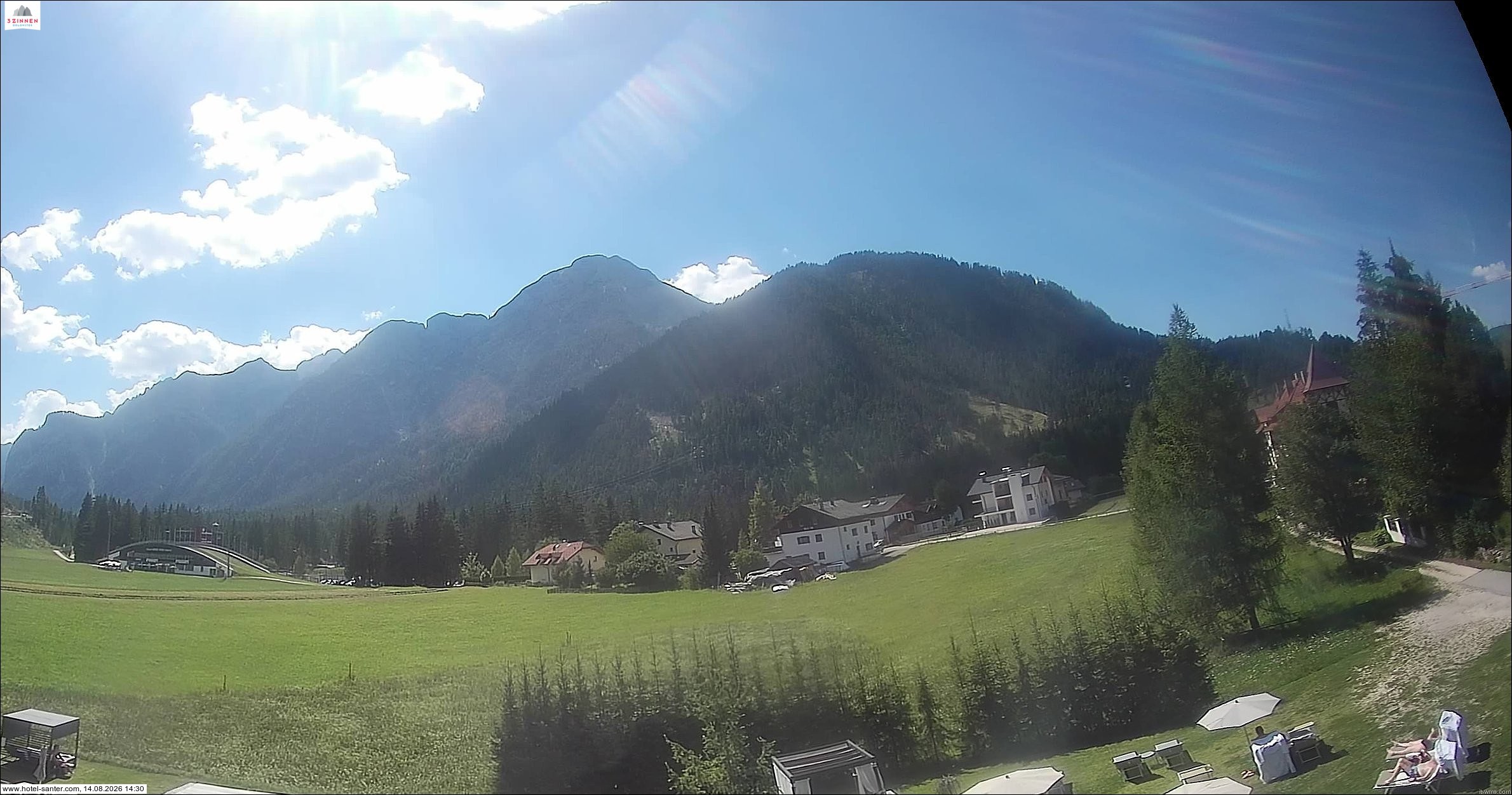 Archiv Foto Webcam Hotel Santer in Toblach