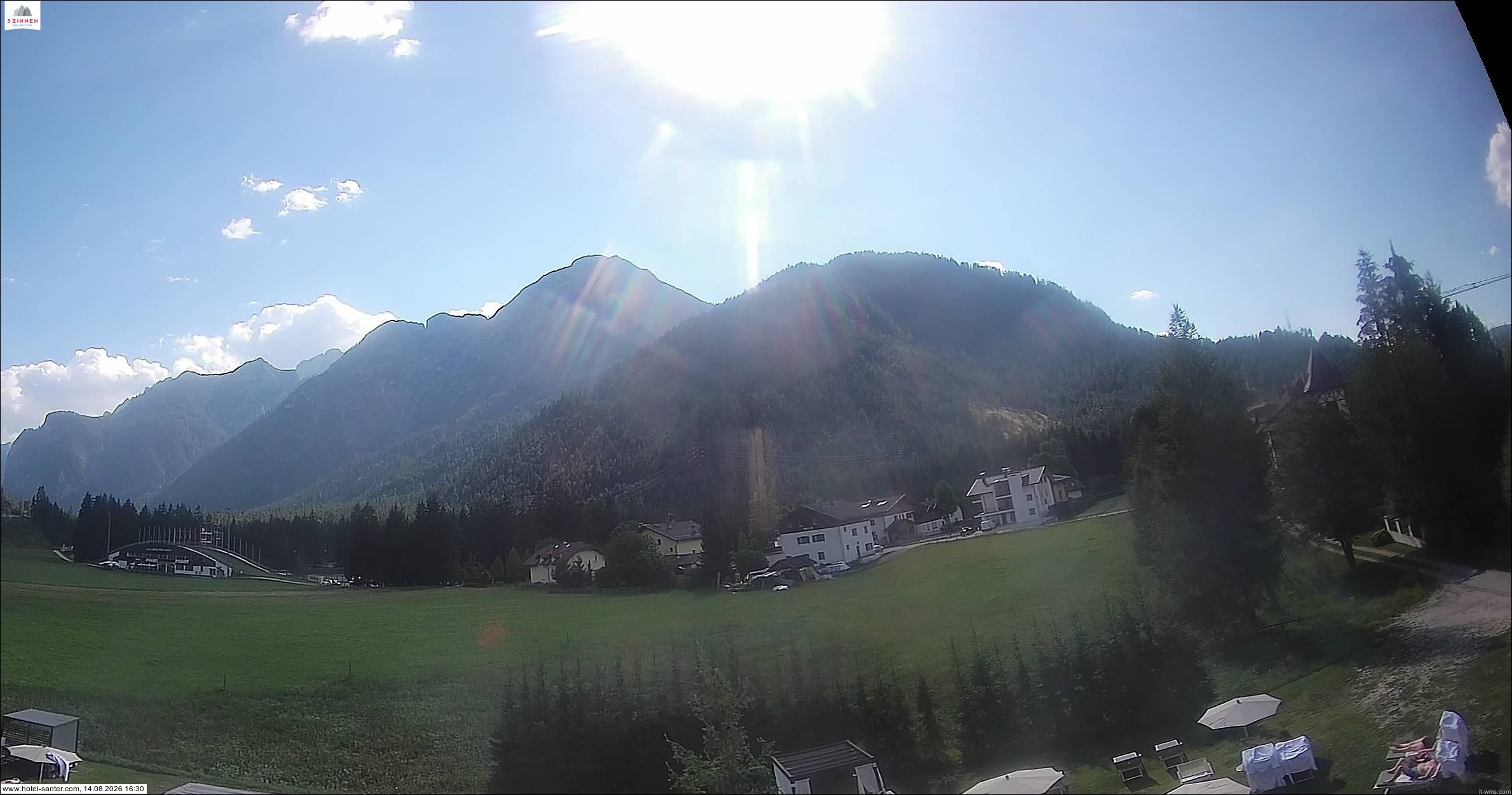 Archiv Foto Webcam Hotel Santer in Toblach