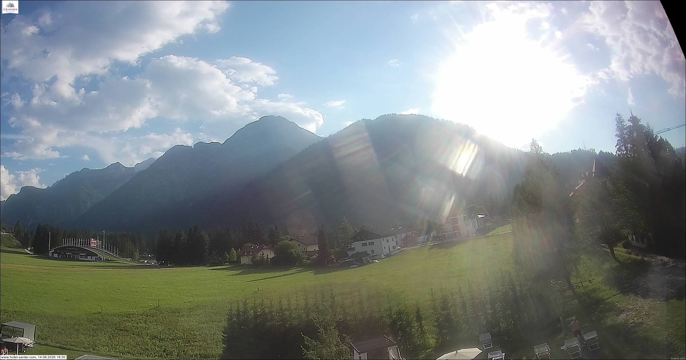 Archiv Foto Webcam Hotel Santer in Toblach