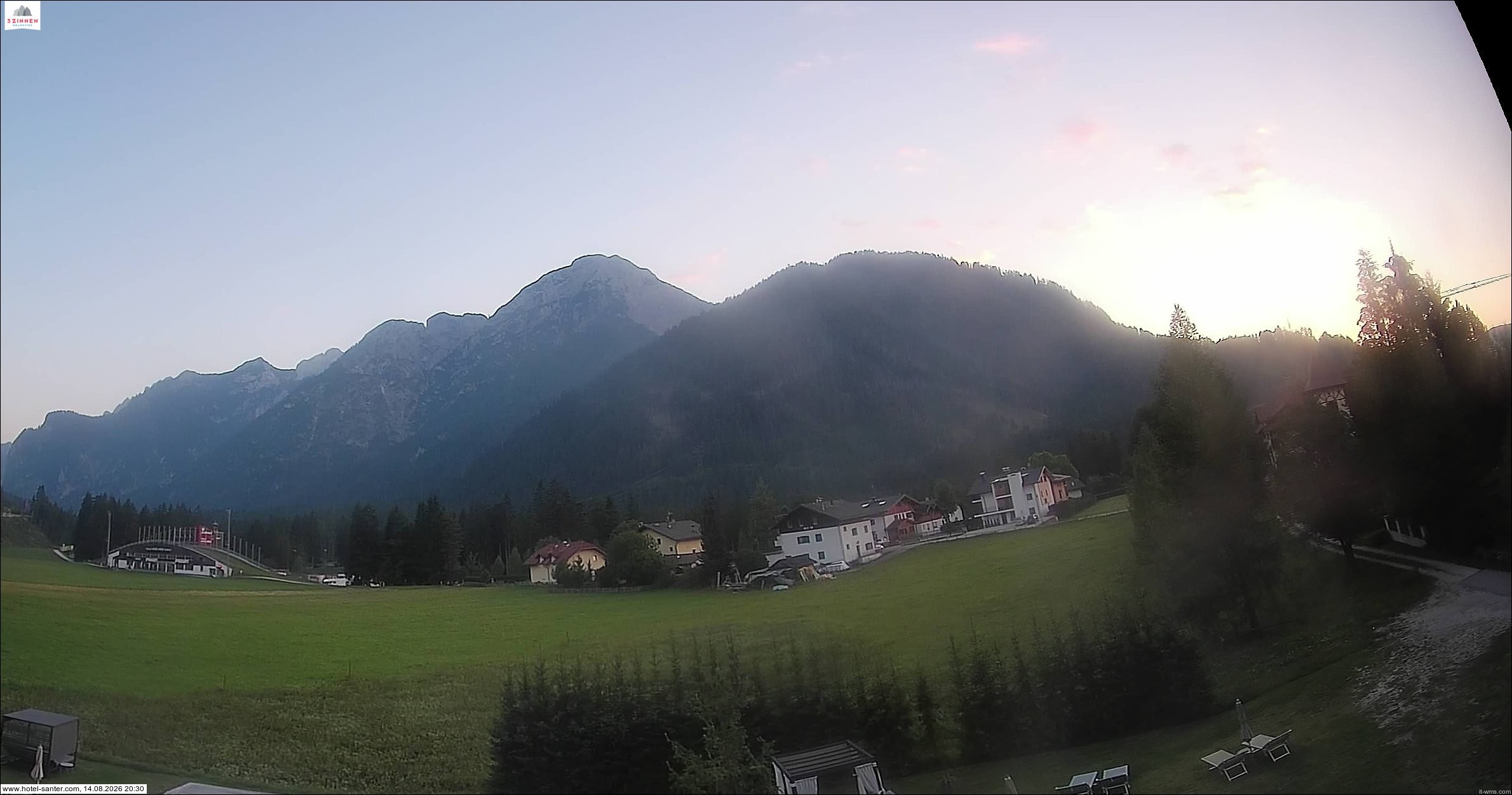 Archiv Foto Webcam Hotel Santer in Toblach