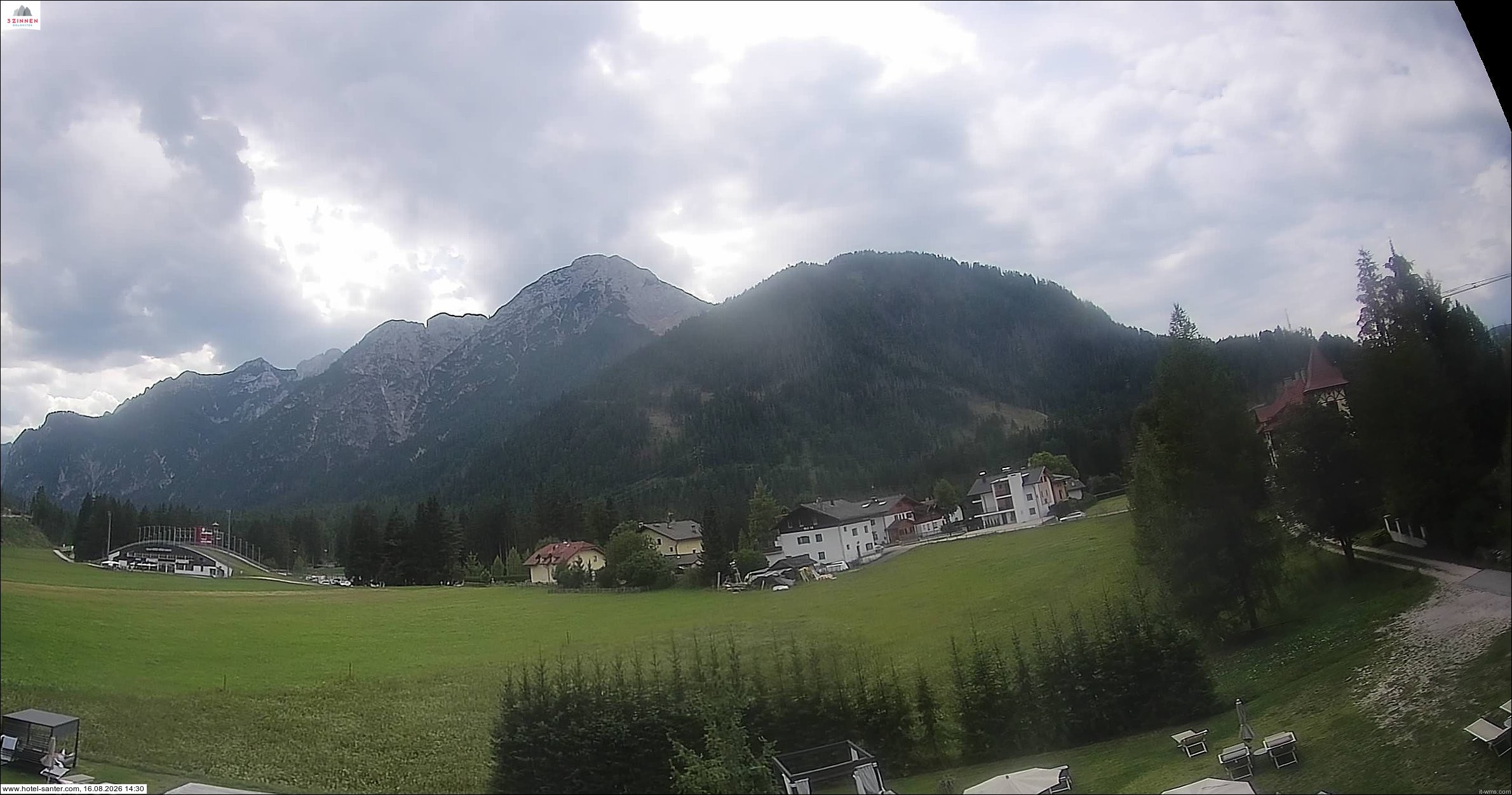 Archived image Webcam Hotel Santer in Toblach