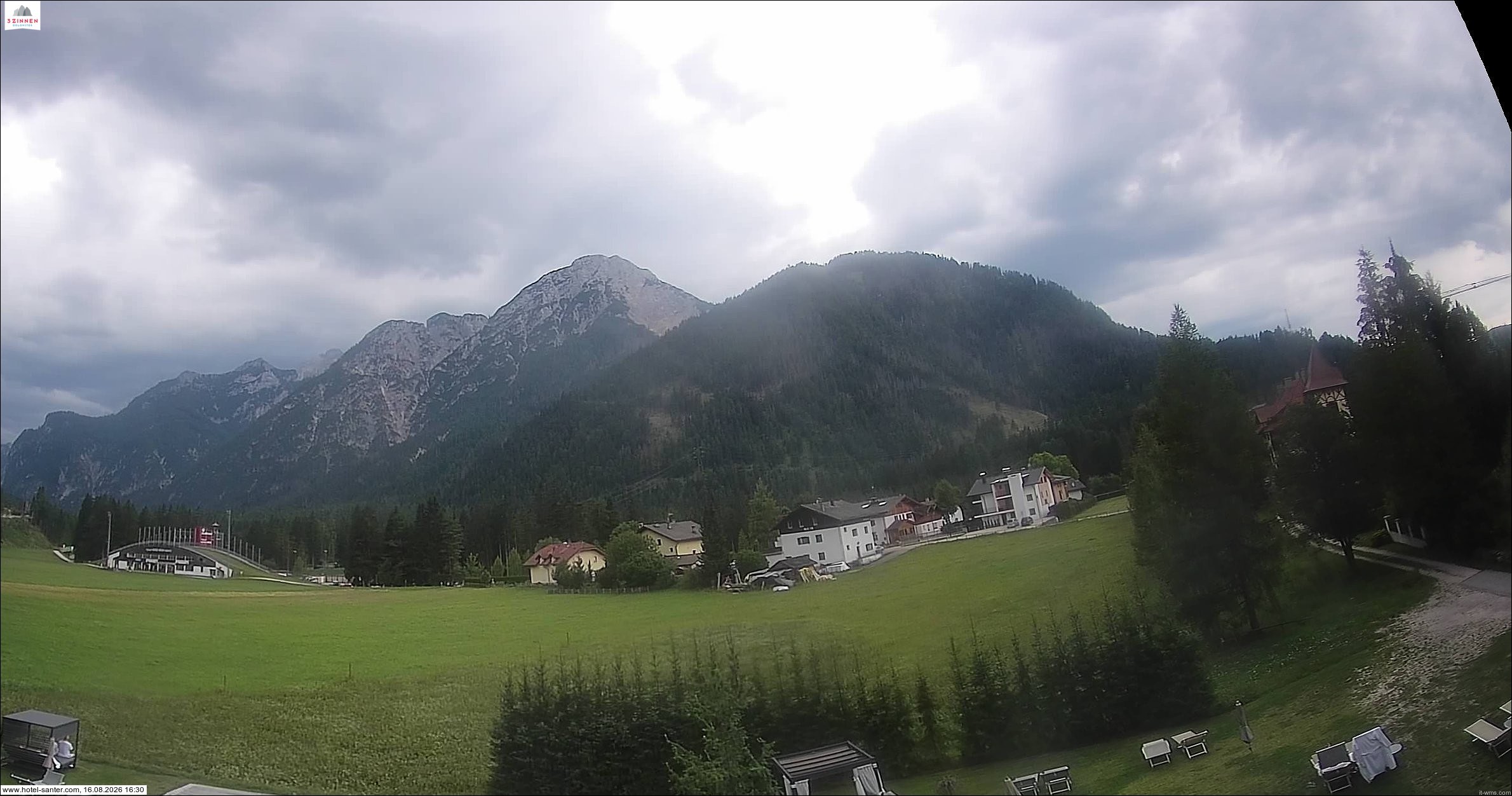 Archived image Webcam Hotel Santer in Toblach