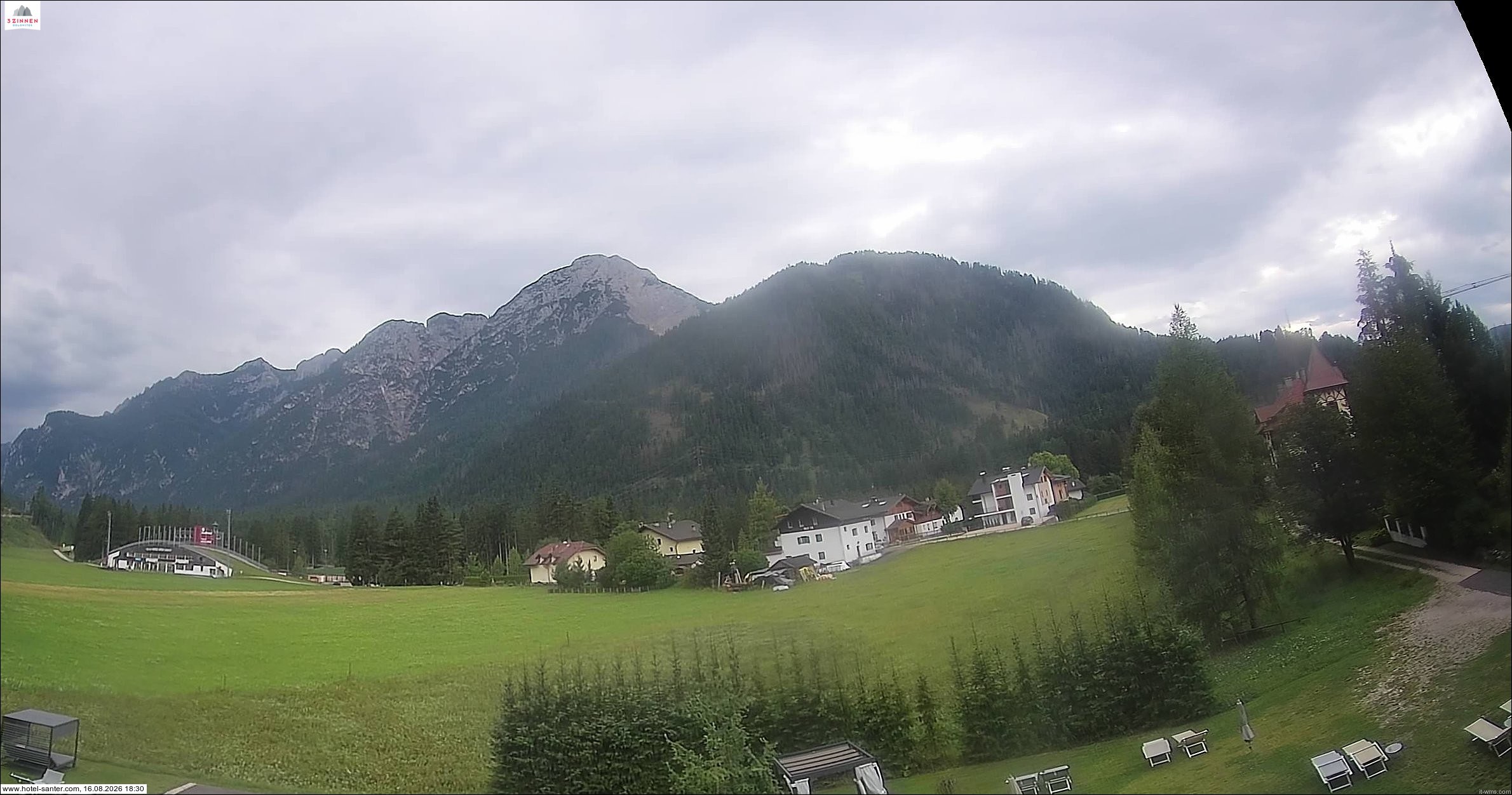 Archived image Webcam Hotel Santer in Toblach
