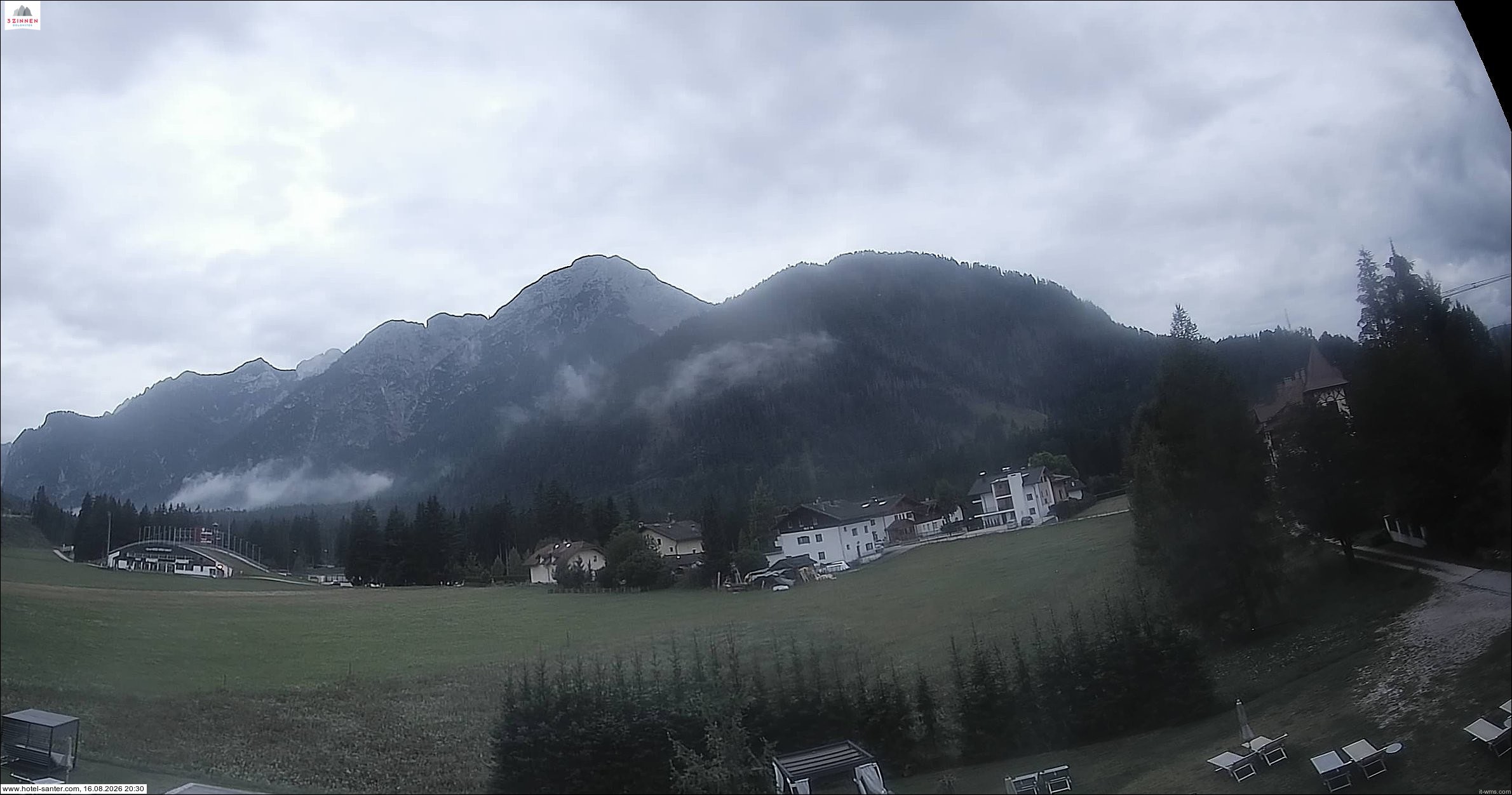Archived image Webcam Hotel Santer in Toblach