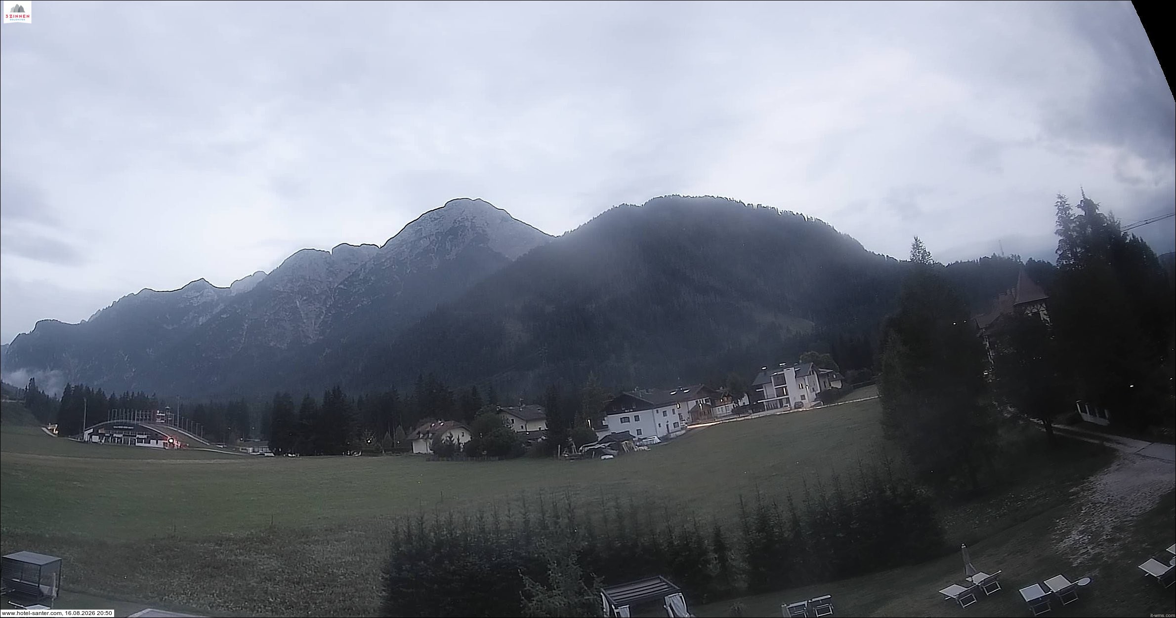 Archived image Webcam Hotel Santer in Toblach