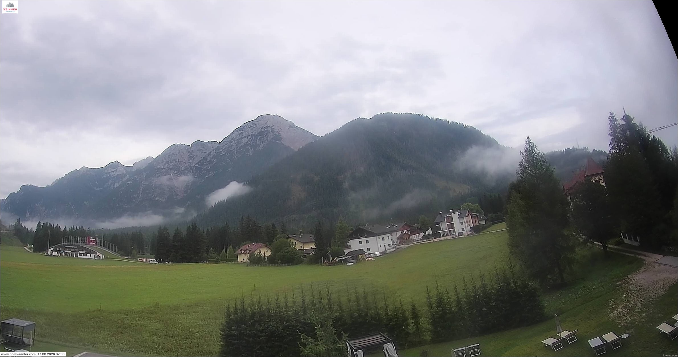 Archived image Webcam Hotel Santer in Toblach