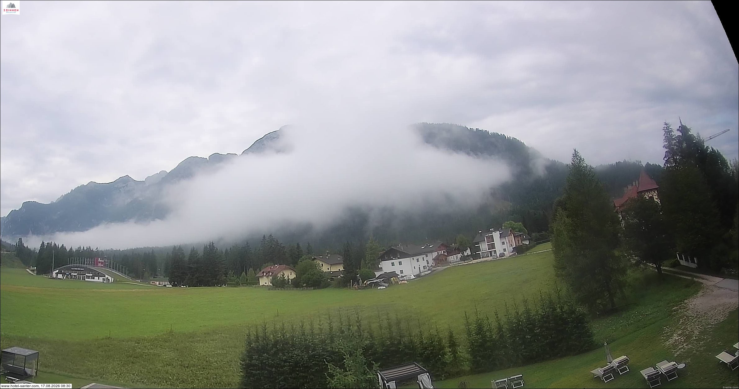 Archived image Webcam Hotel Santer in Toblach